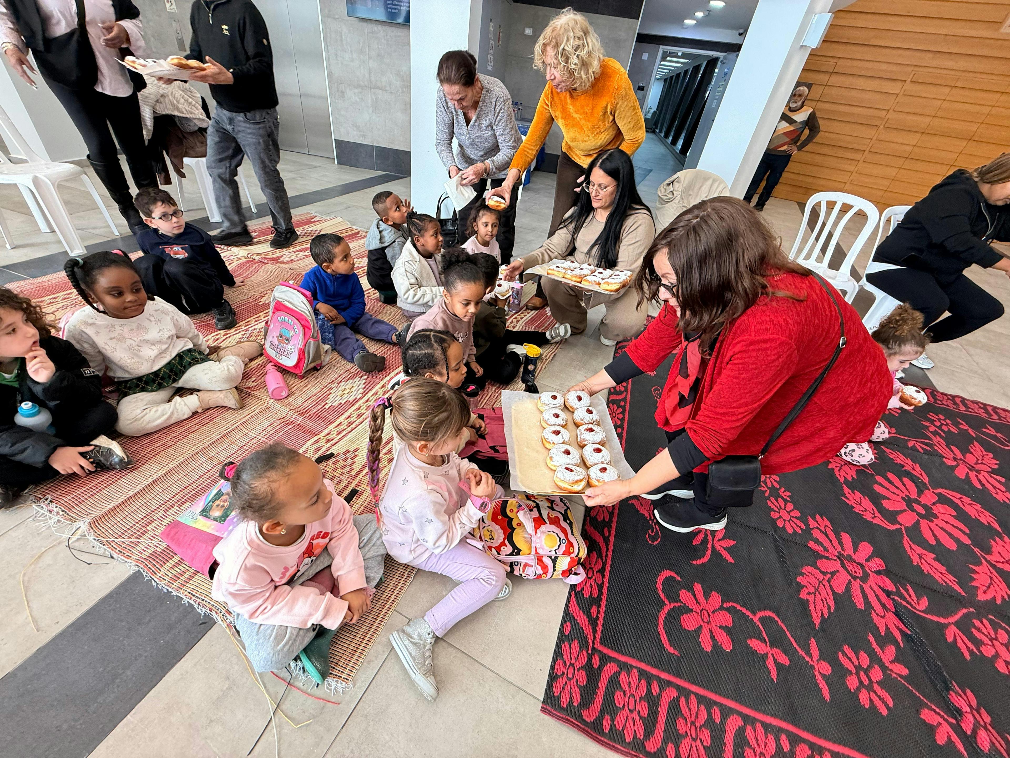 Hanukkah with Children at Risk