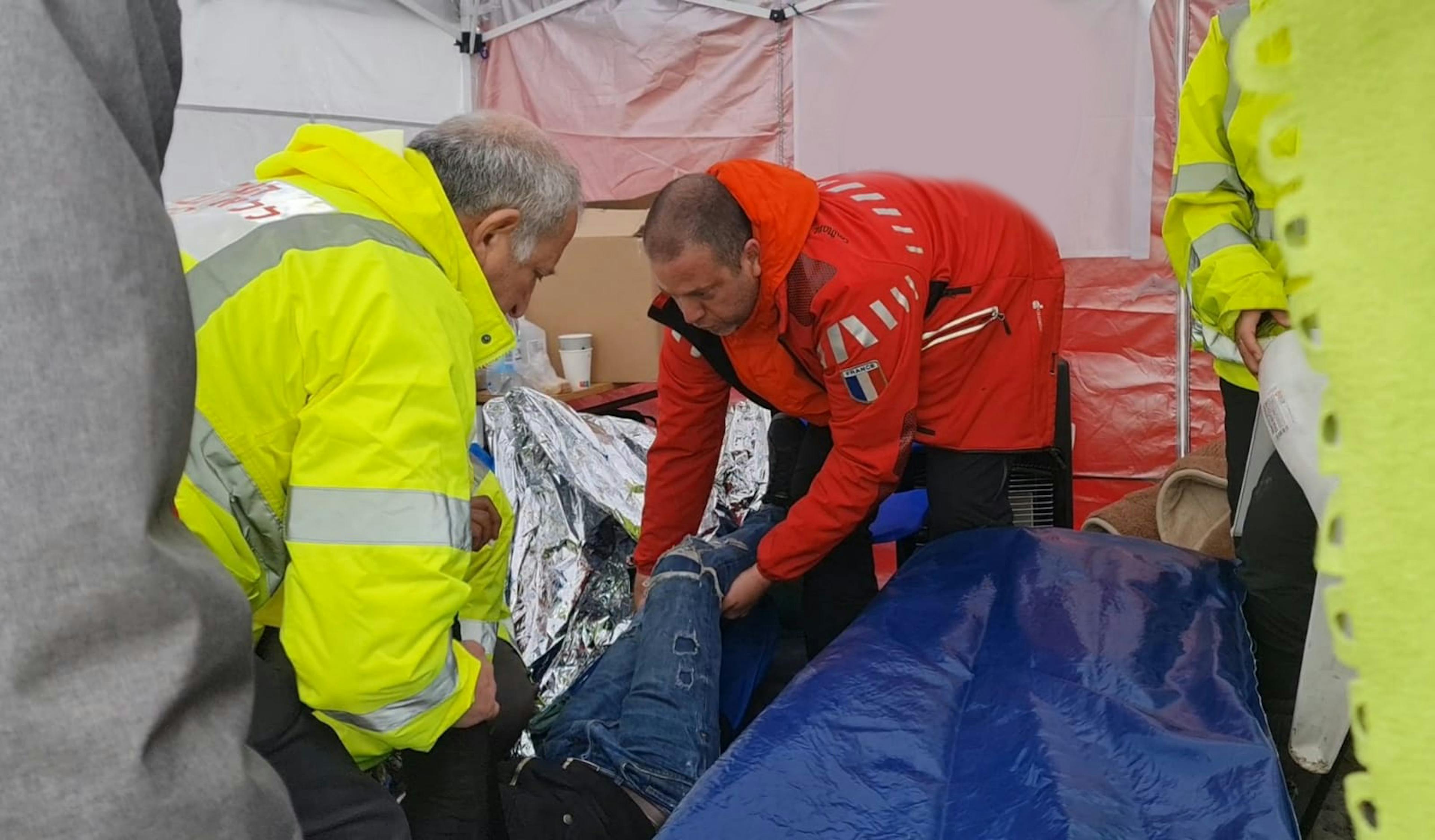 Ondersteuning van het noodhulpteam aan de Oekraïense grens