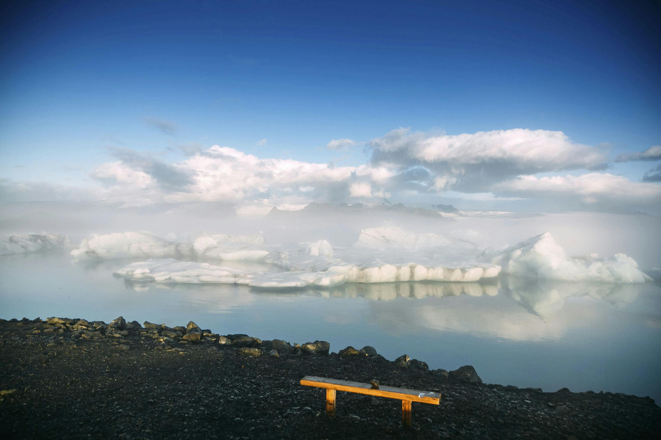 Eisberge, Gletscherlagune, Island