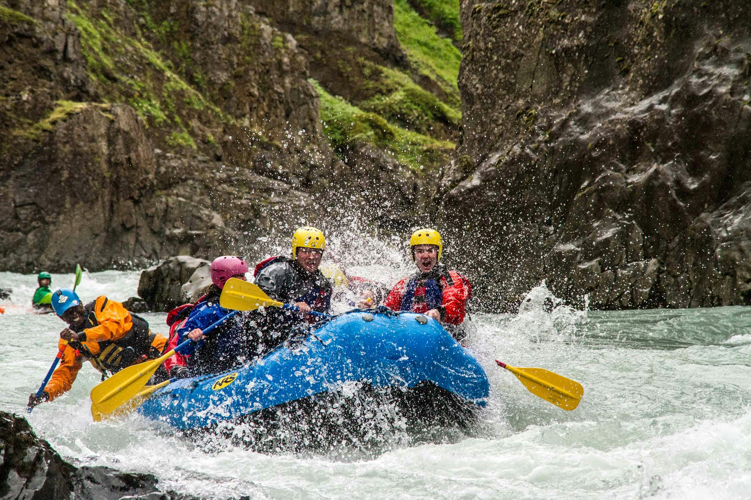 River Rafting, Bakkaflöt, Island