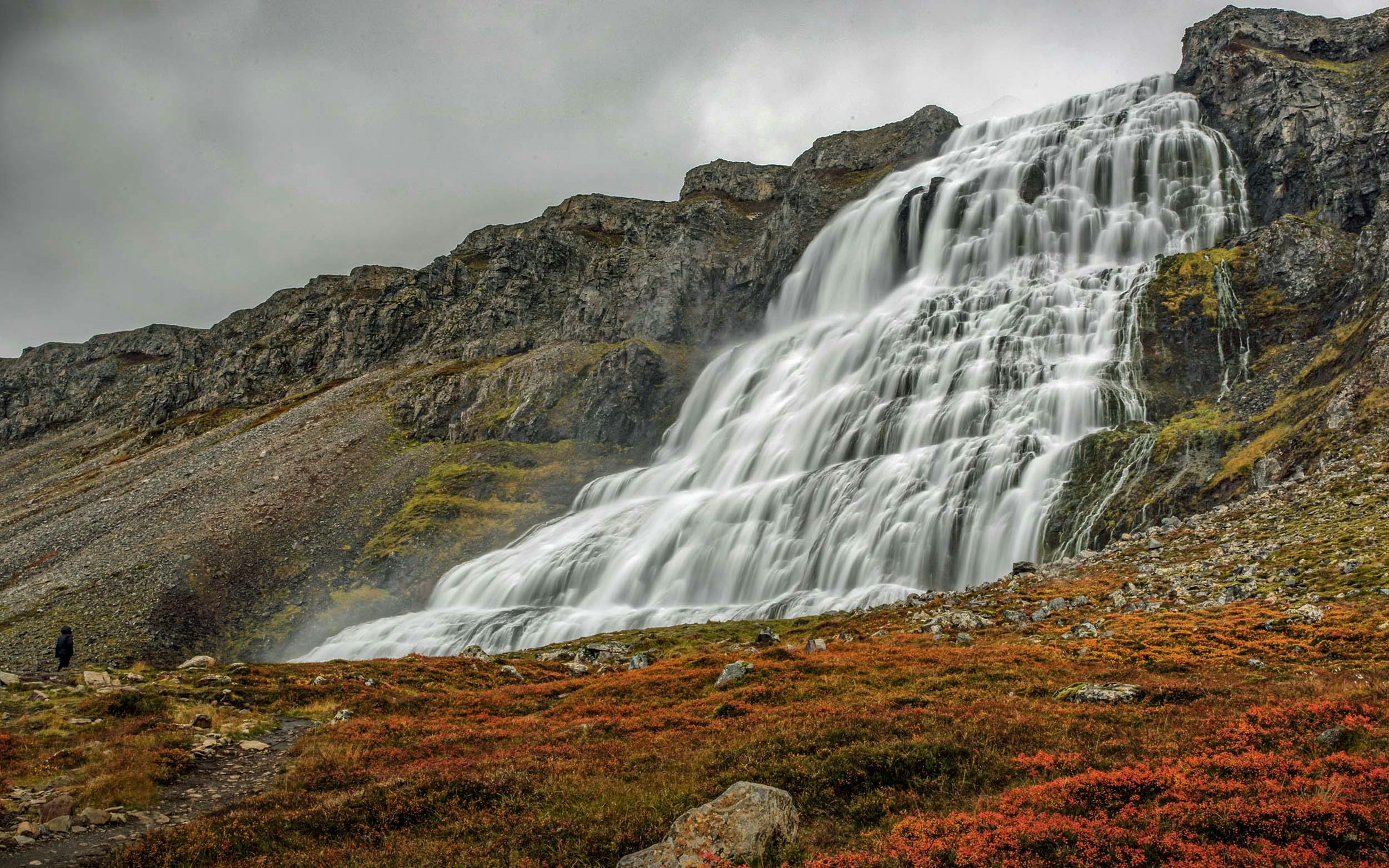 Wasserfall, Dynjandifoss, Island