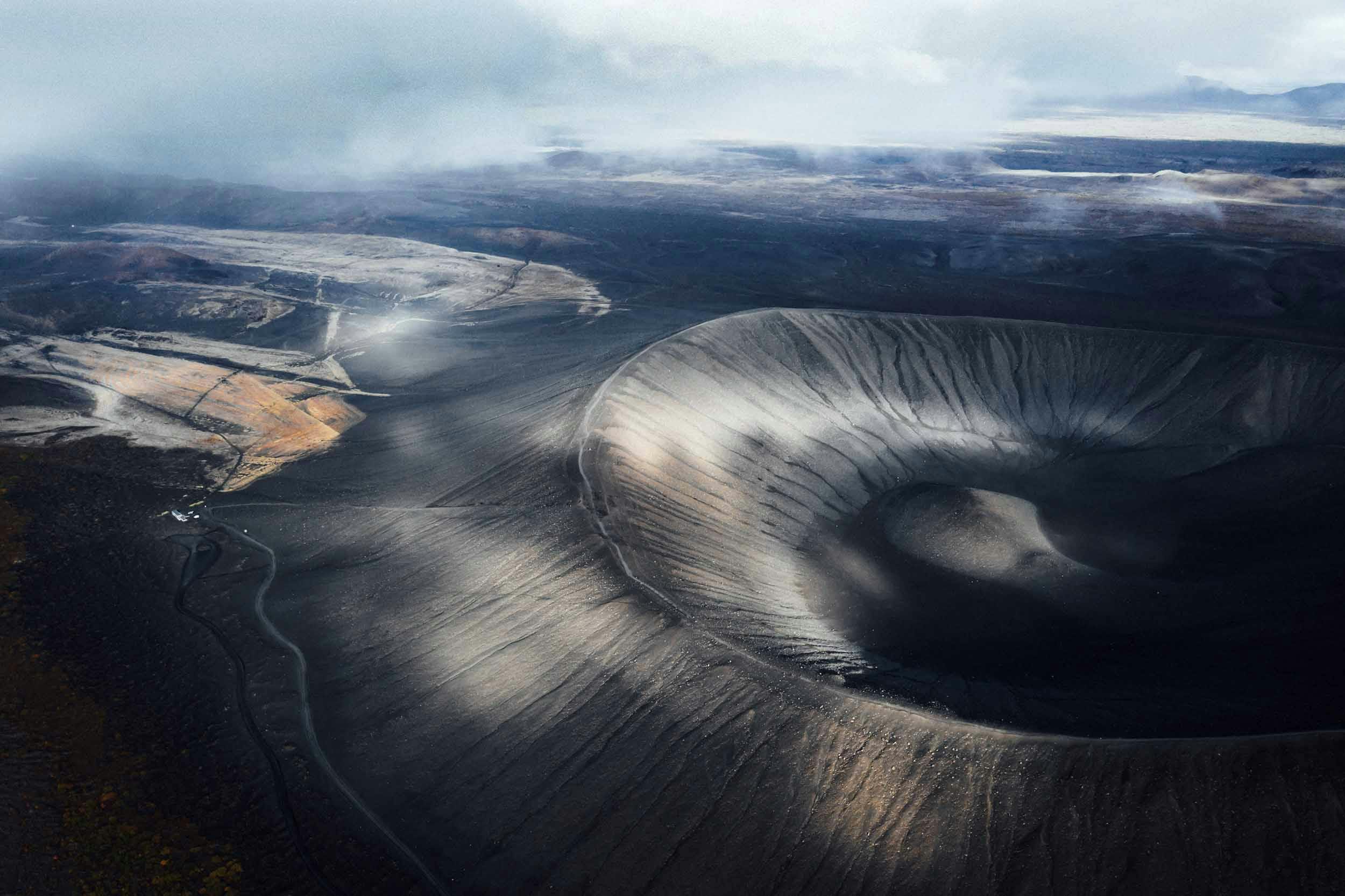 Ringkrater, Hverfjall, Island