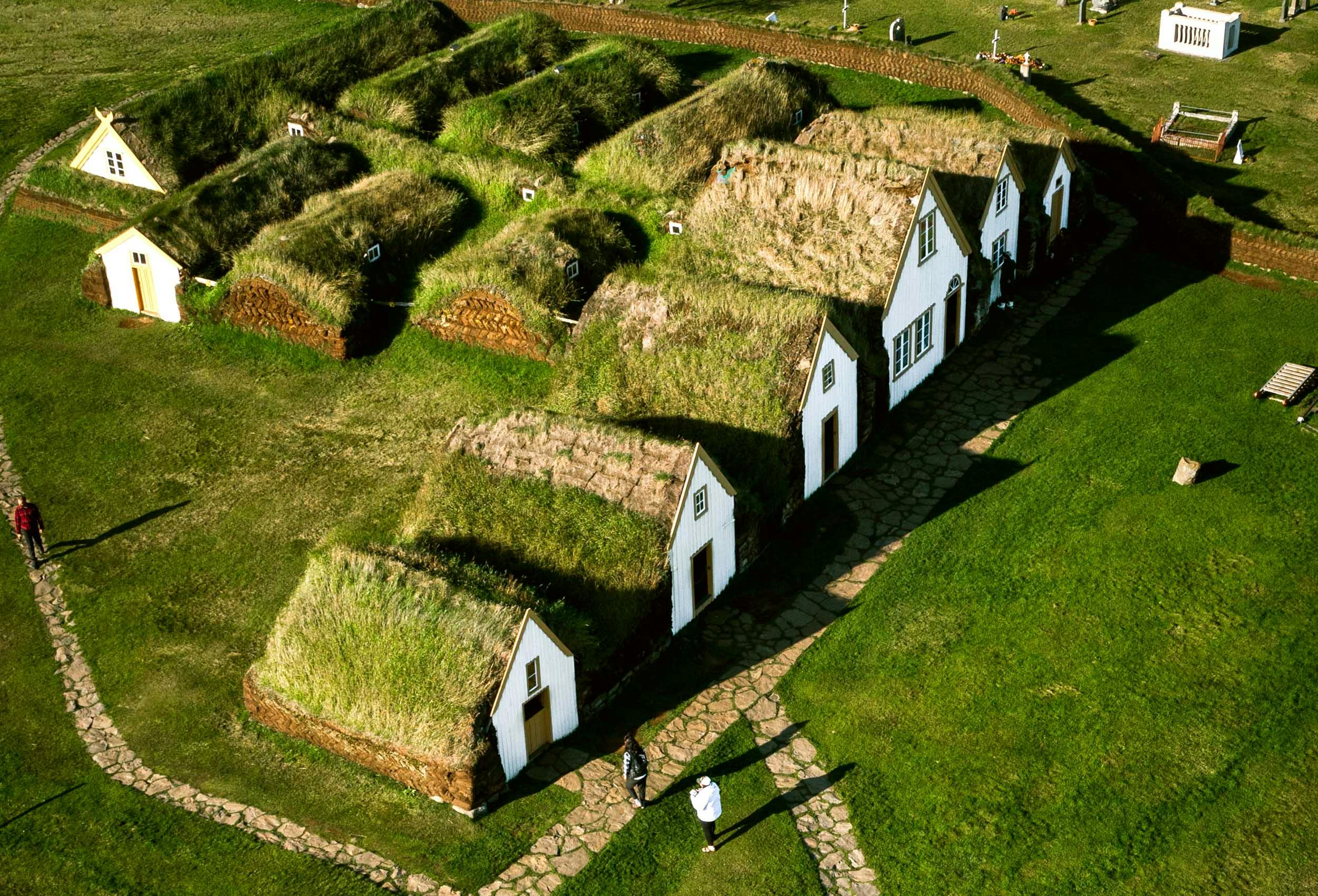 Glaumbaer, Museum, Torfhäuser, Island