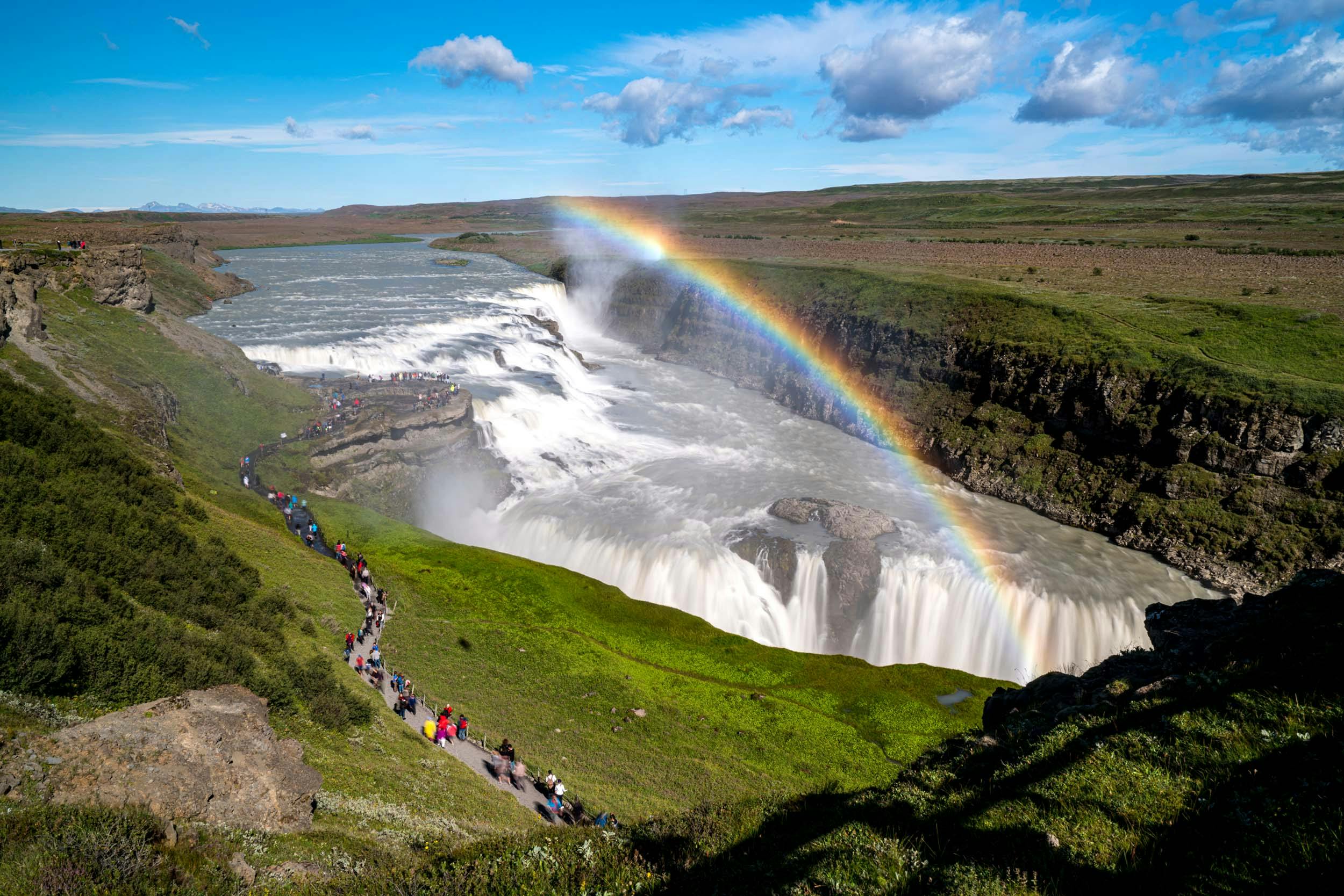 Wasserfall, Gullfoss, Island