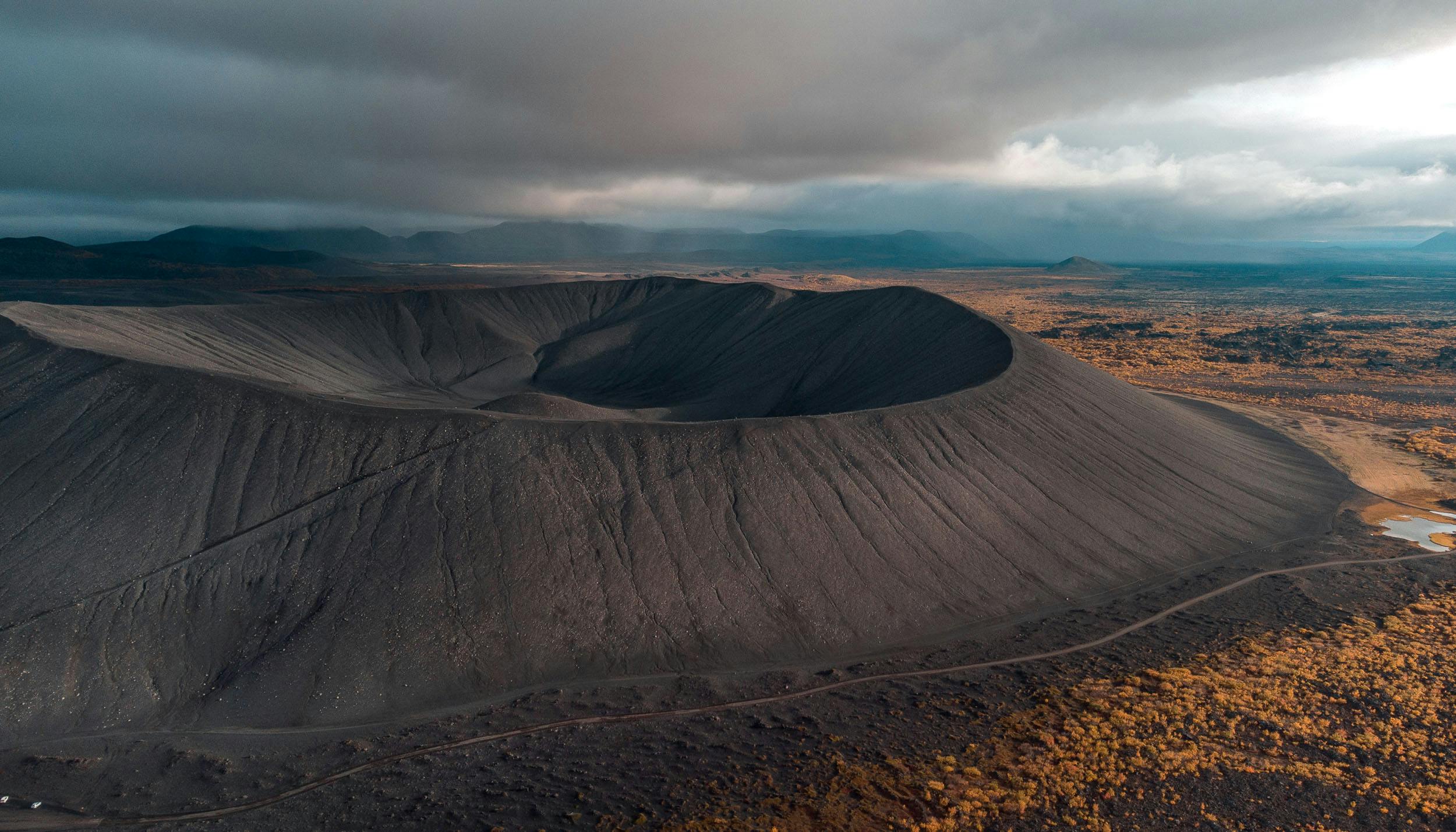 Ringkrater, Hverfjall, Island