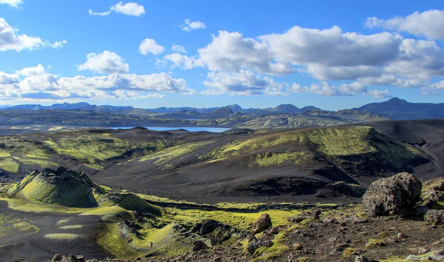 Laki, Kraterreihe, See, Vatnajökull Nationalpark, Island