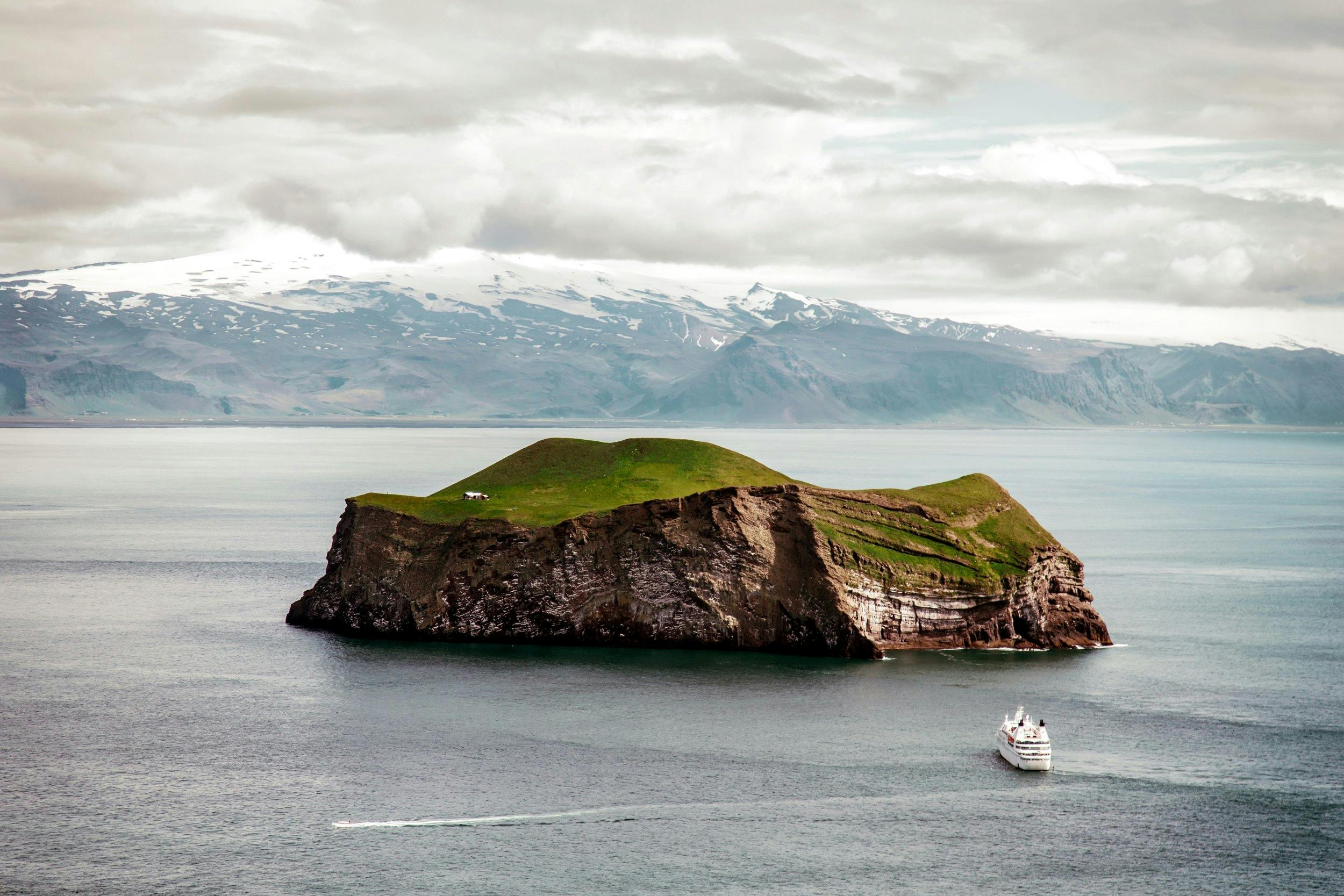 Insel, Ellidaey, Vestmannaeyjar, Schiff, Island