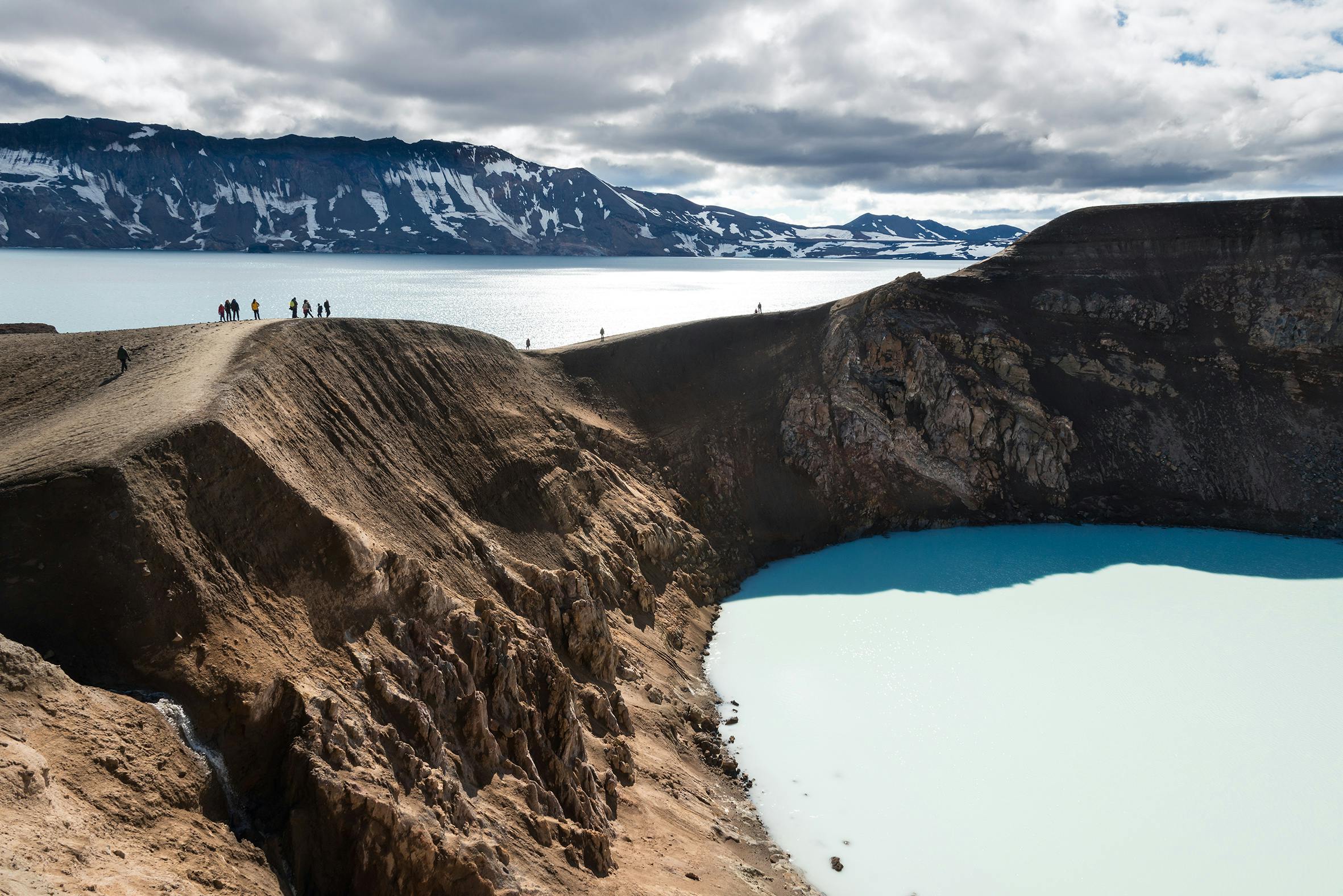 See, Öskjuvatn, Kratersee Viti, Vatnajökull Nationalpark, Island