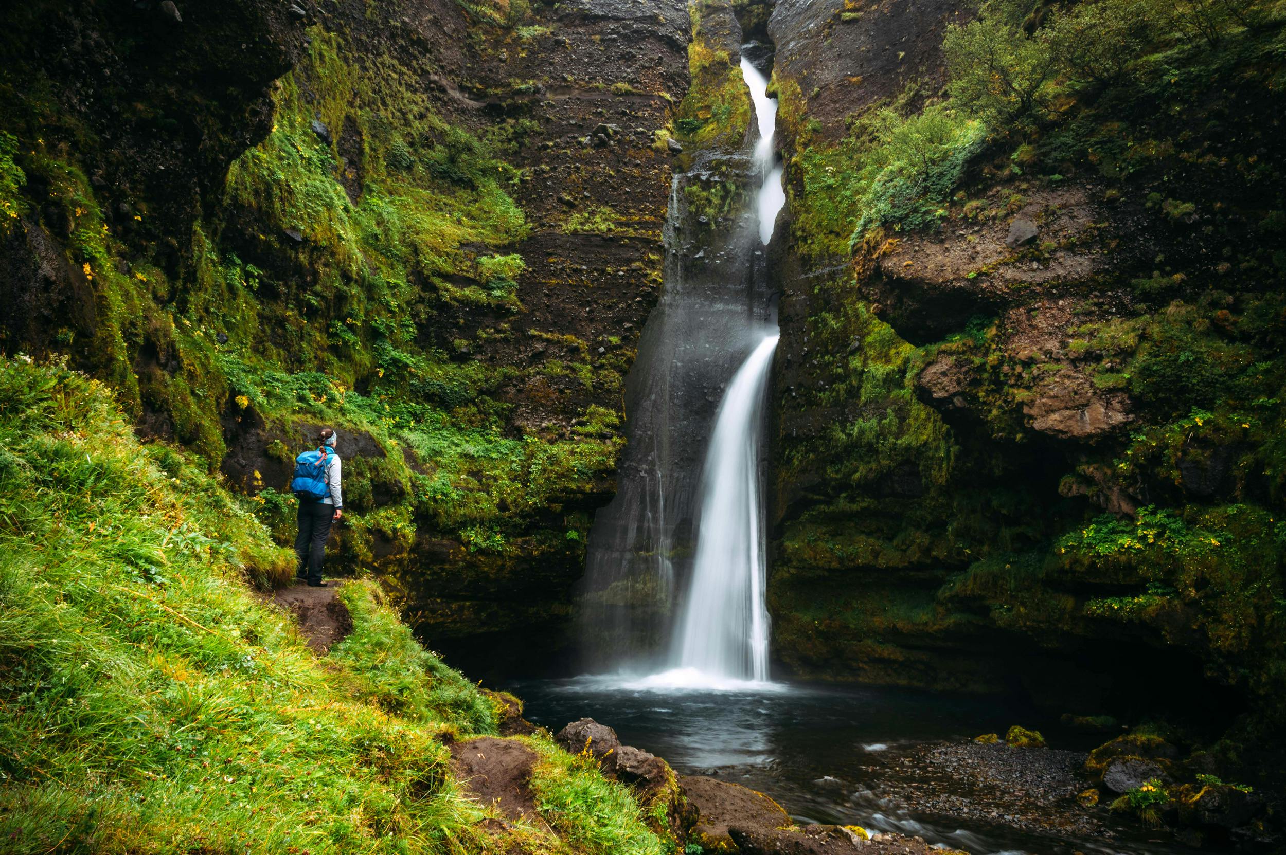 Wasserfall, Gluggafoss, Island