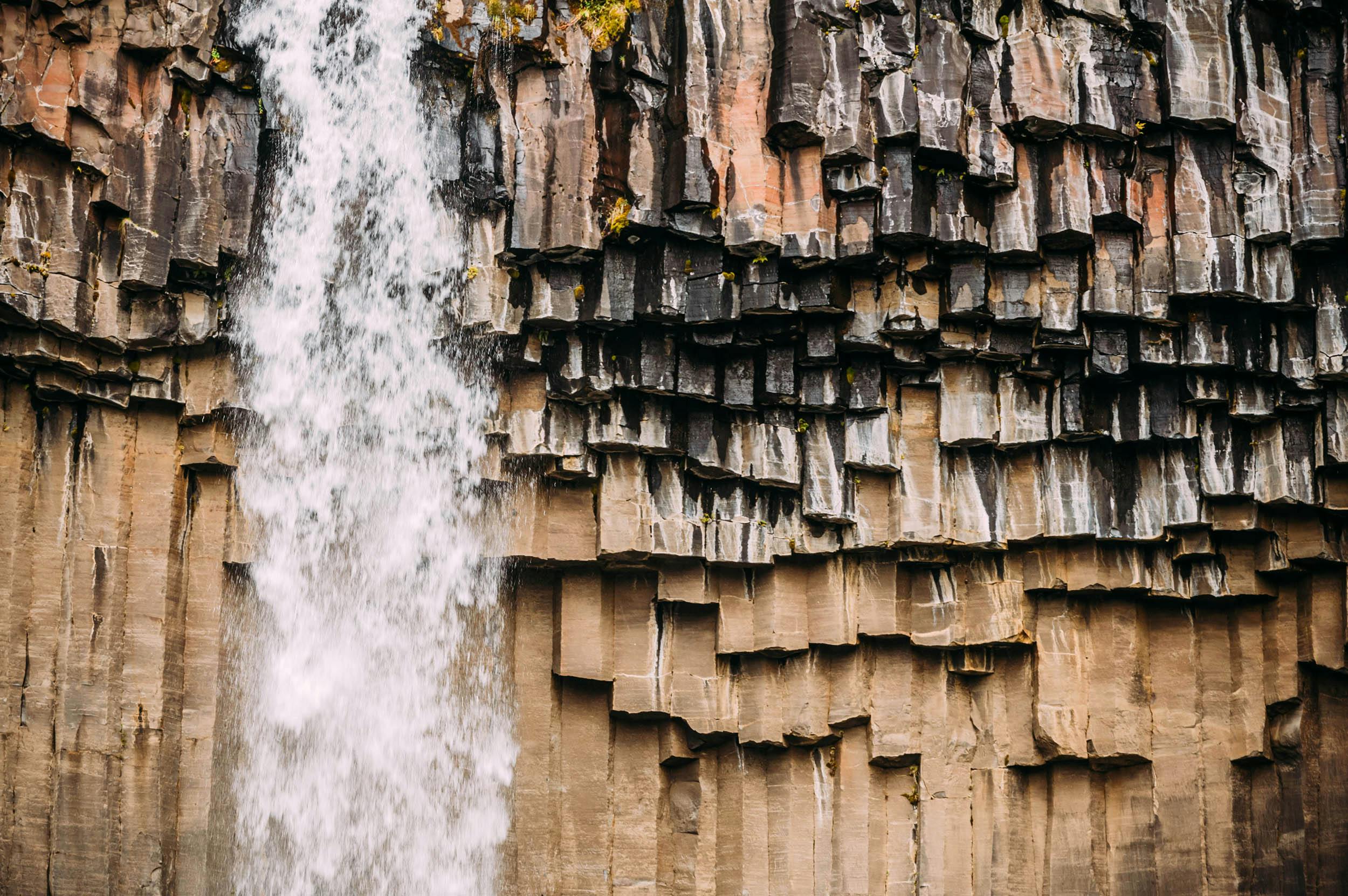 Wasserfall, Basaltsäulen, Svartifoss