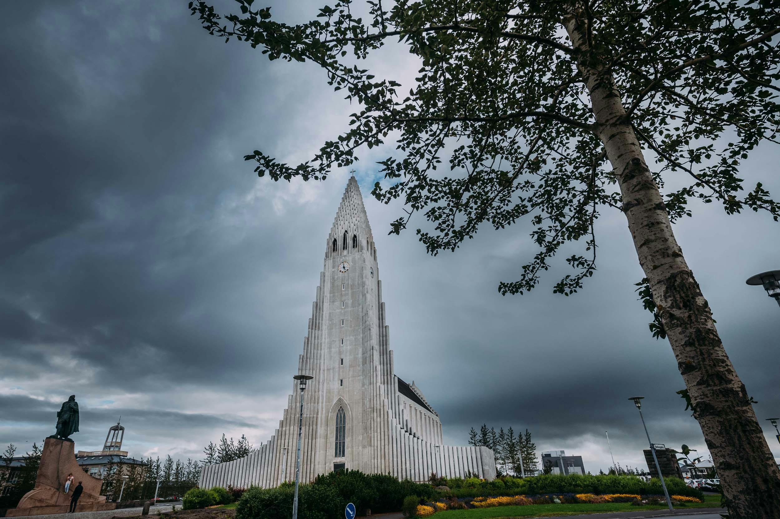 Kirche, Hallgrímskirkja, Reykjavík, Island