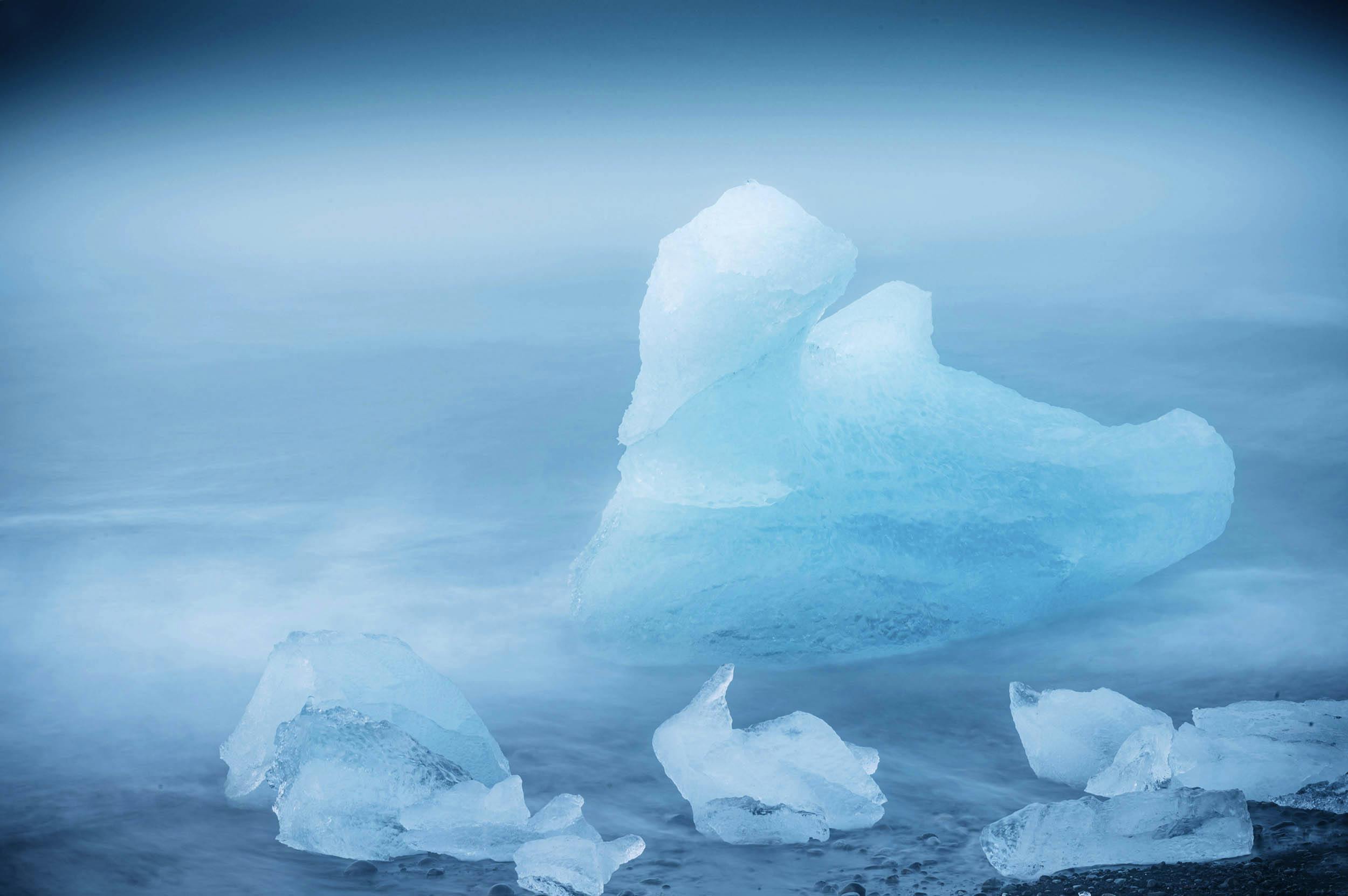 Eisberge, Jökulsárlón, Island