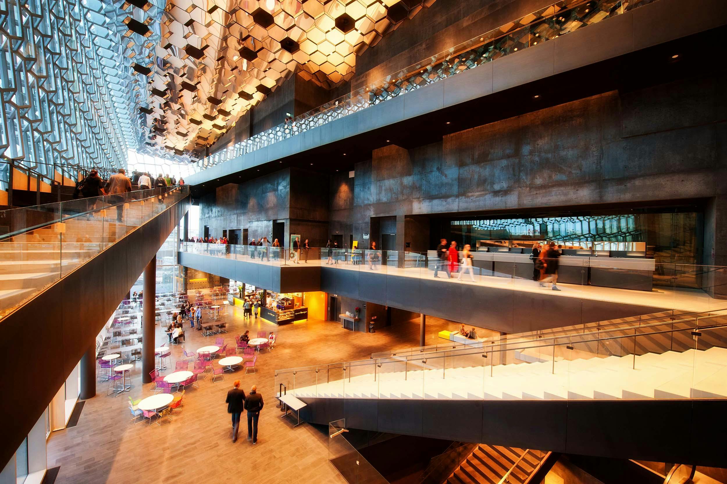 Harpa, Innenansicht, Reykjavik, Island