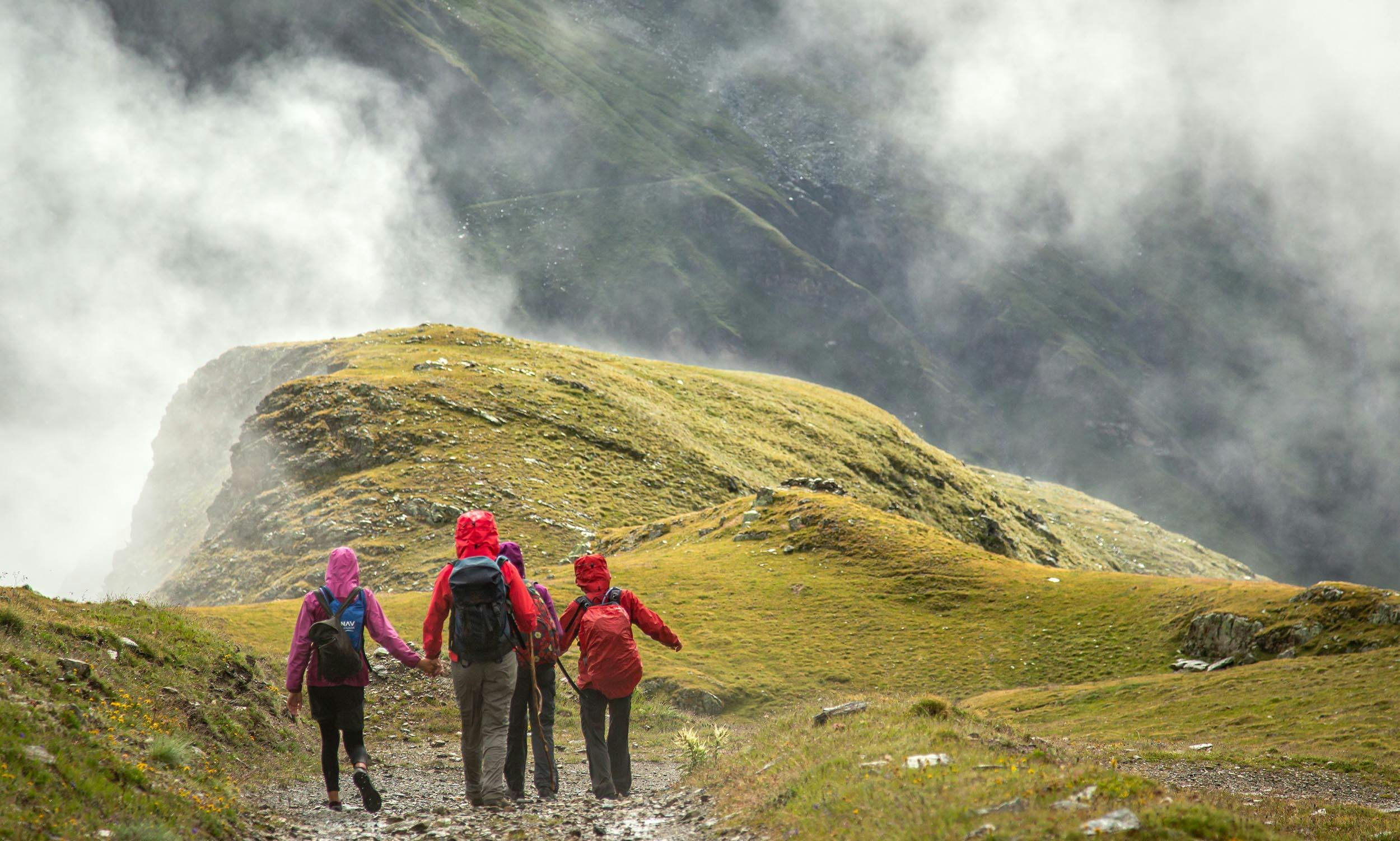 Wandergruppe, Laugavegur, Island