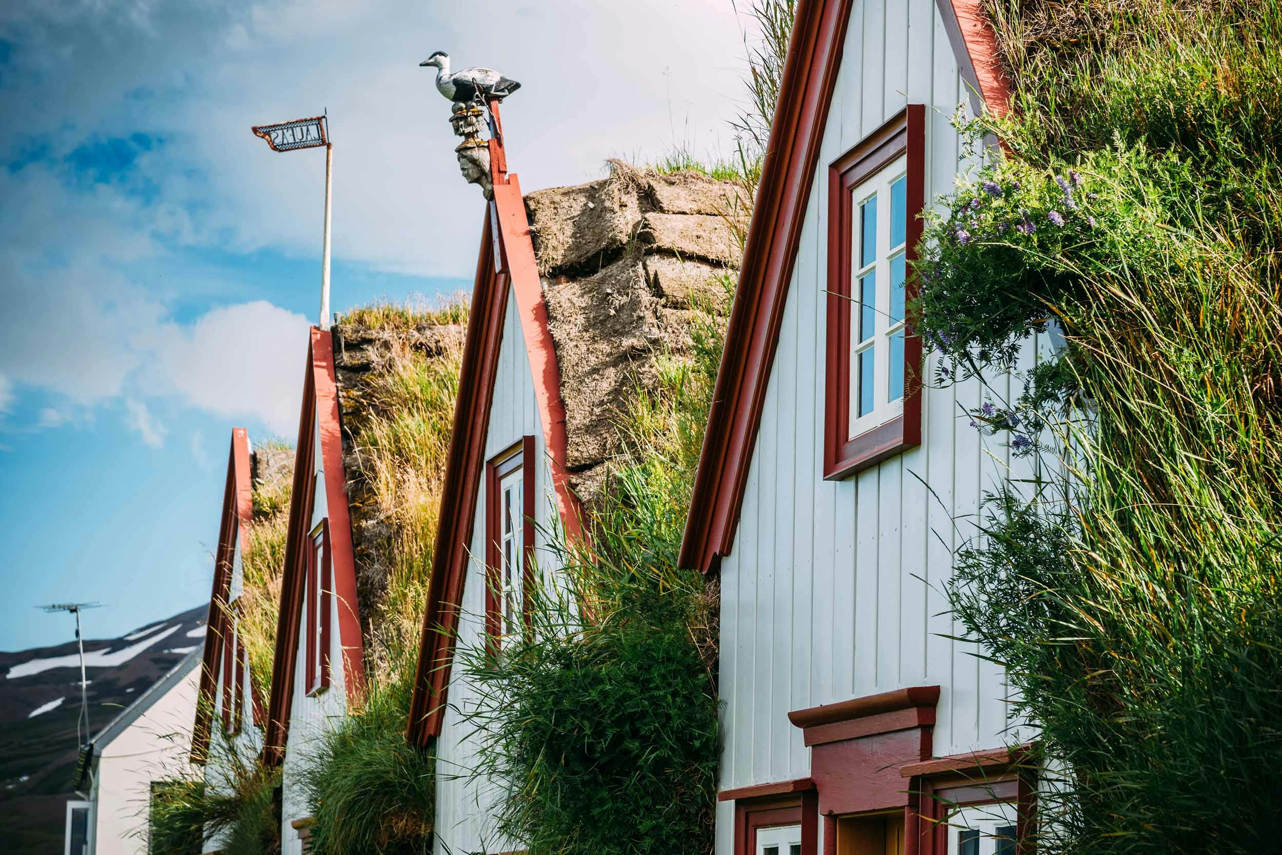 Laufás, Museum, Torfhof, Island