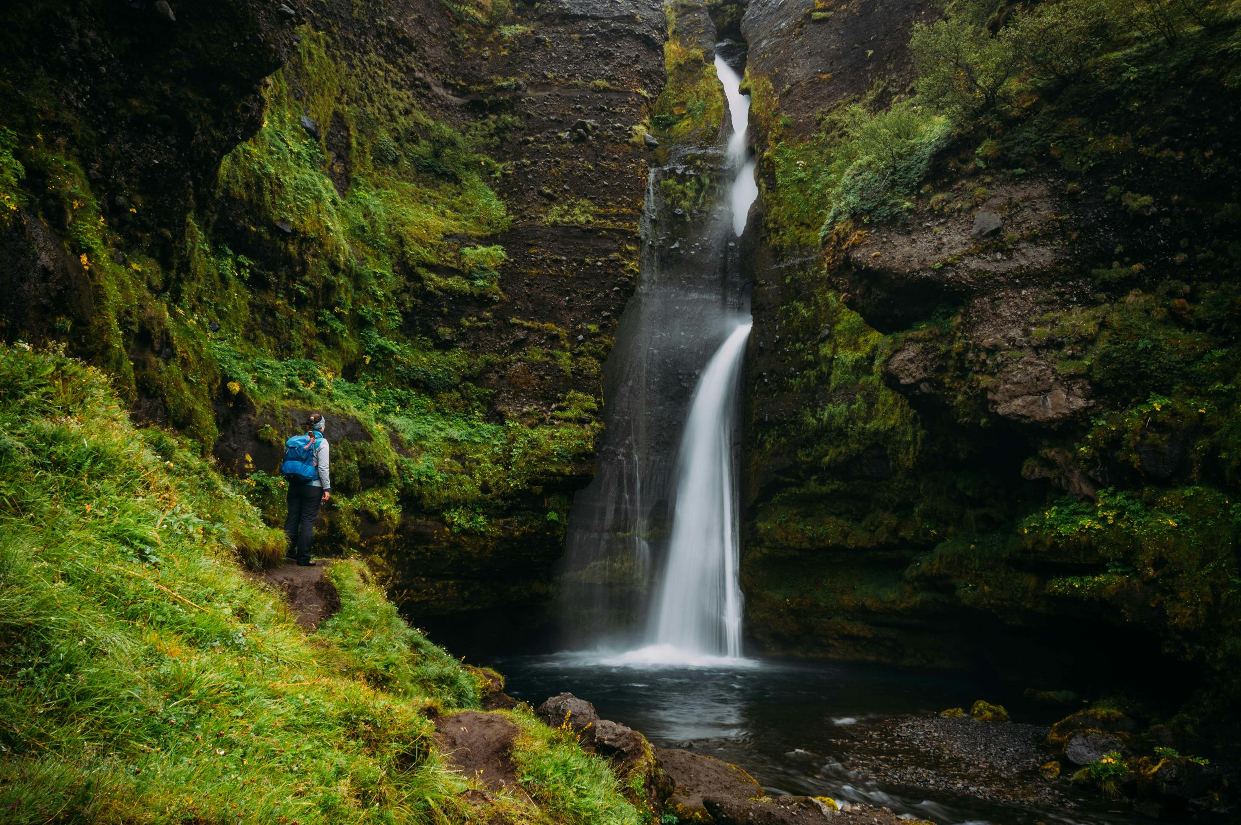 Waterfall, Gluggafoss, Iceland