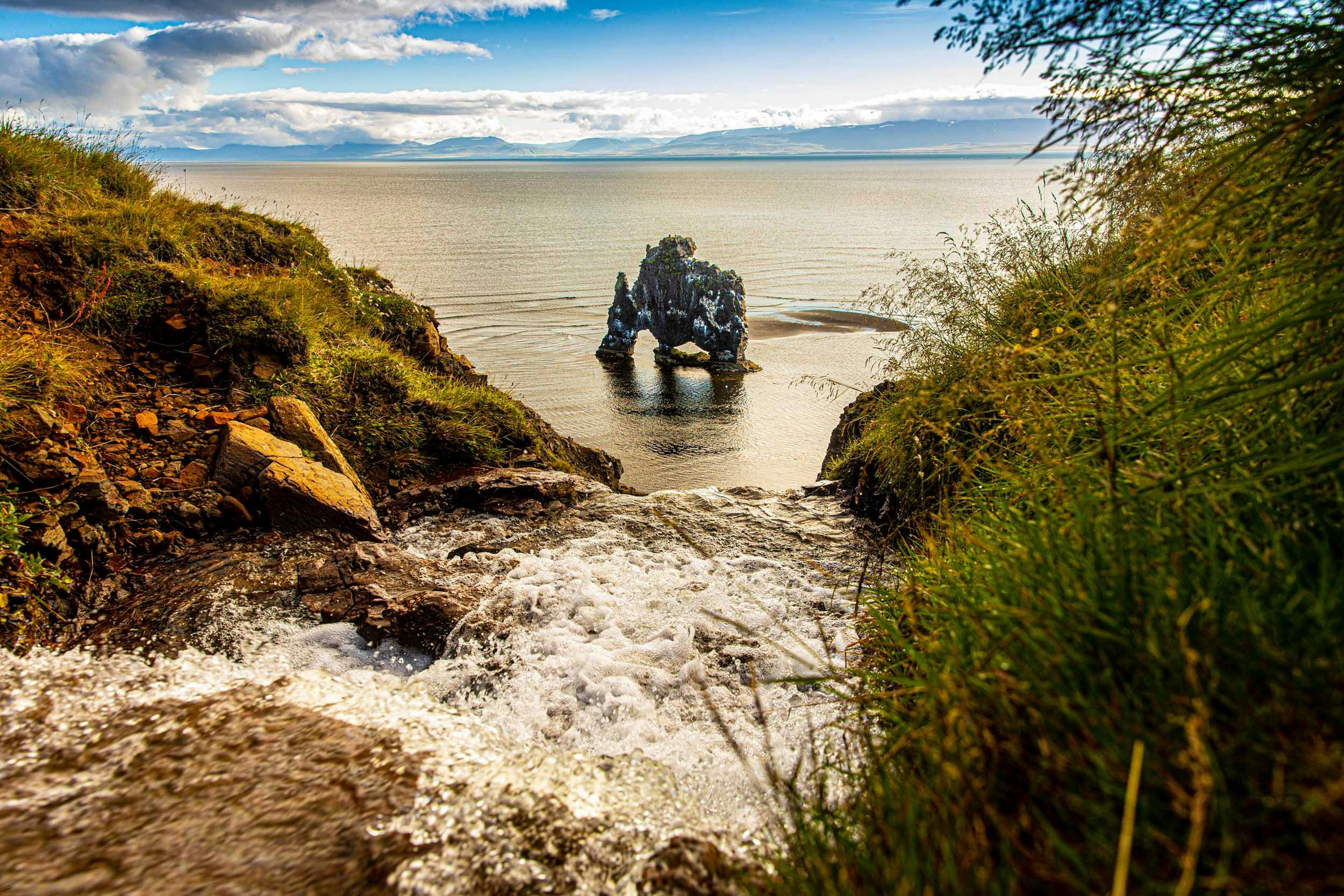 Basaltfelsen Hvítserkur, Island