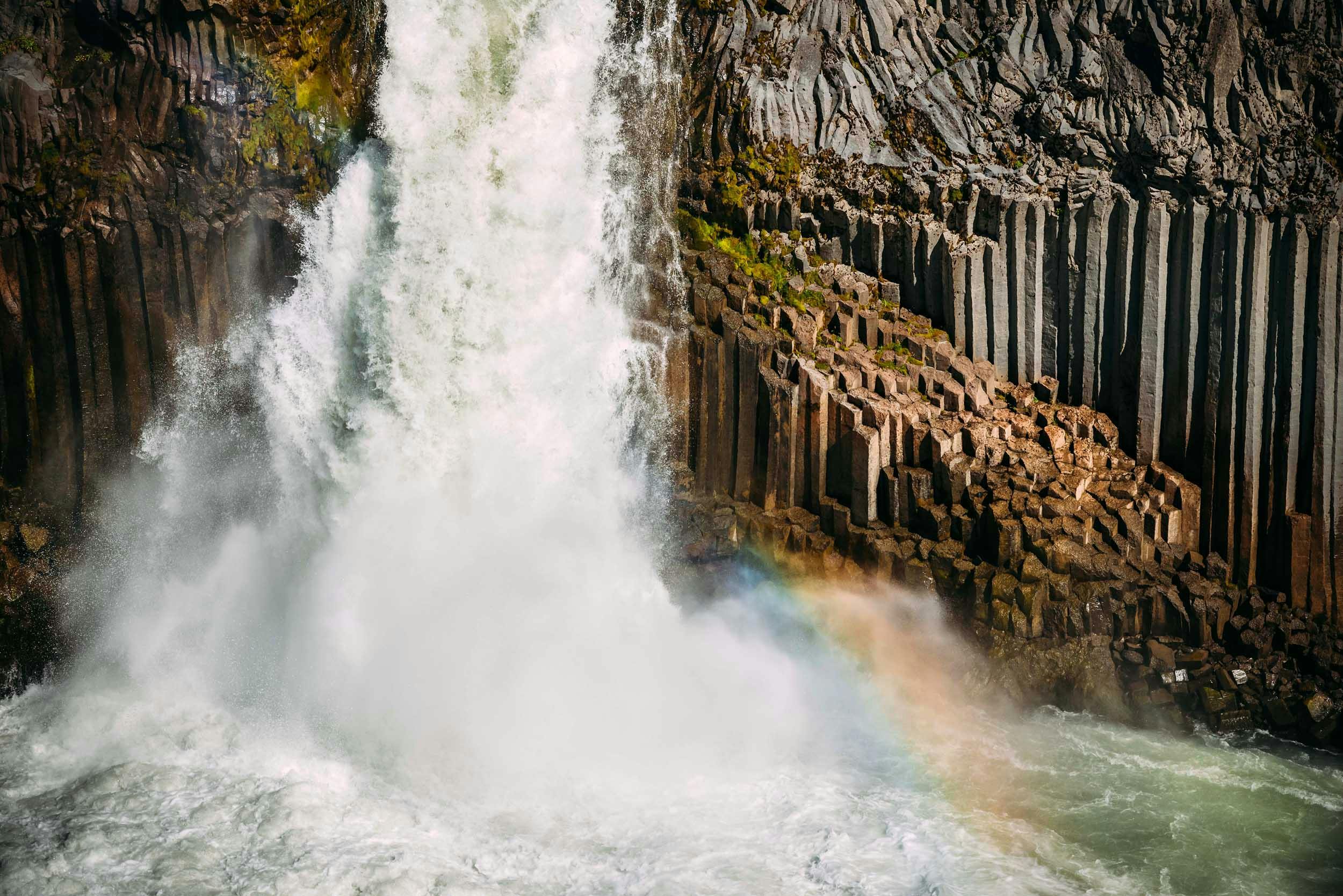 Wasserfall, Aldeyjarfoss, Island