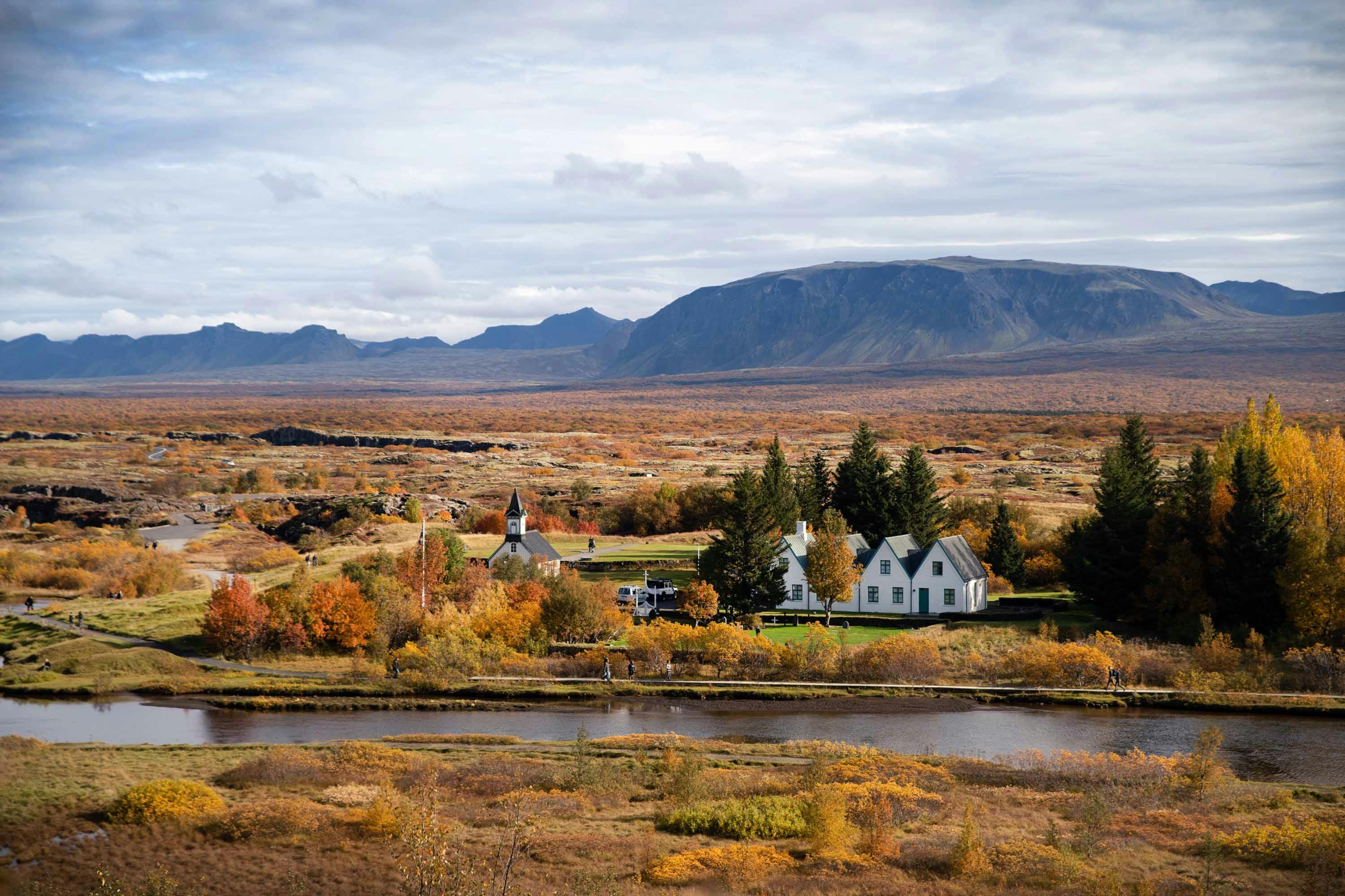 Thingvellir, Kirche, Island