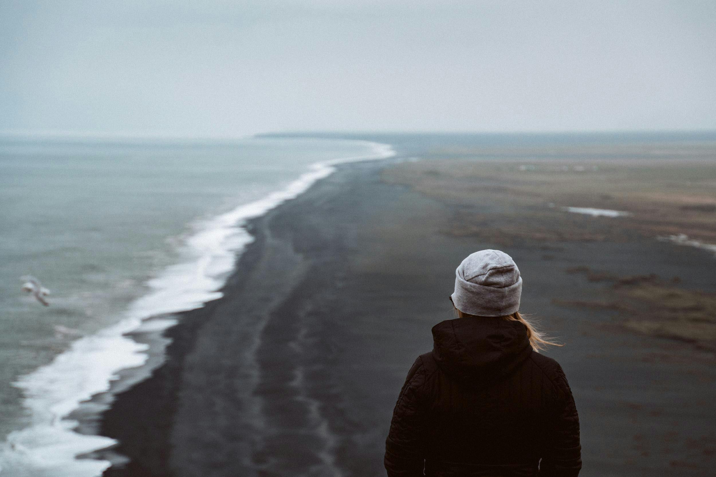 Frau, Dyrhólaey, Strand, Island