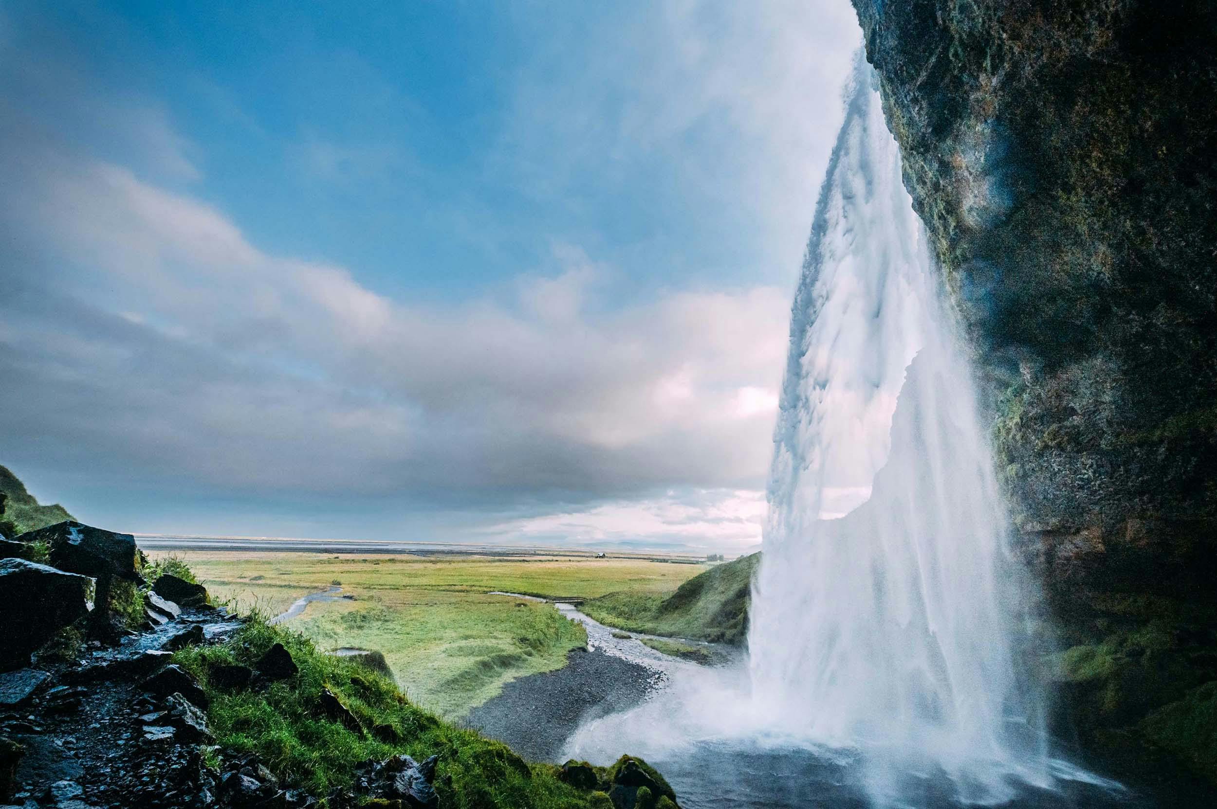 Seljalandsfoss, Wasserfall, Island