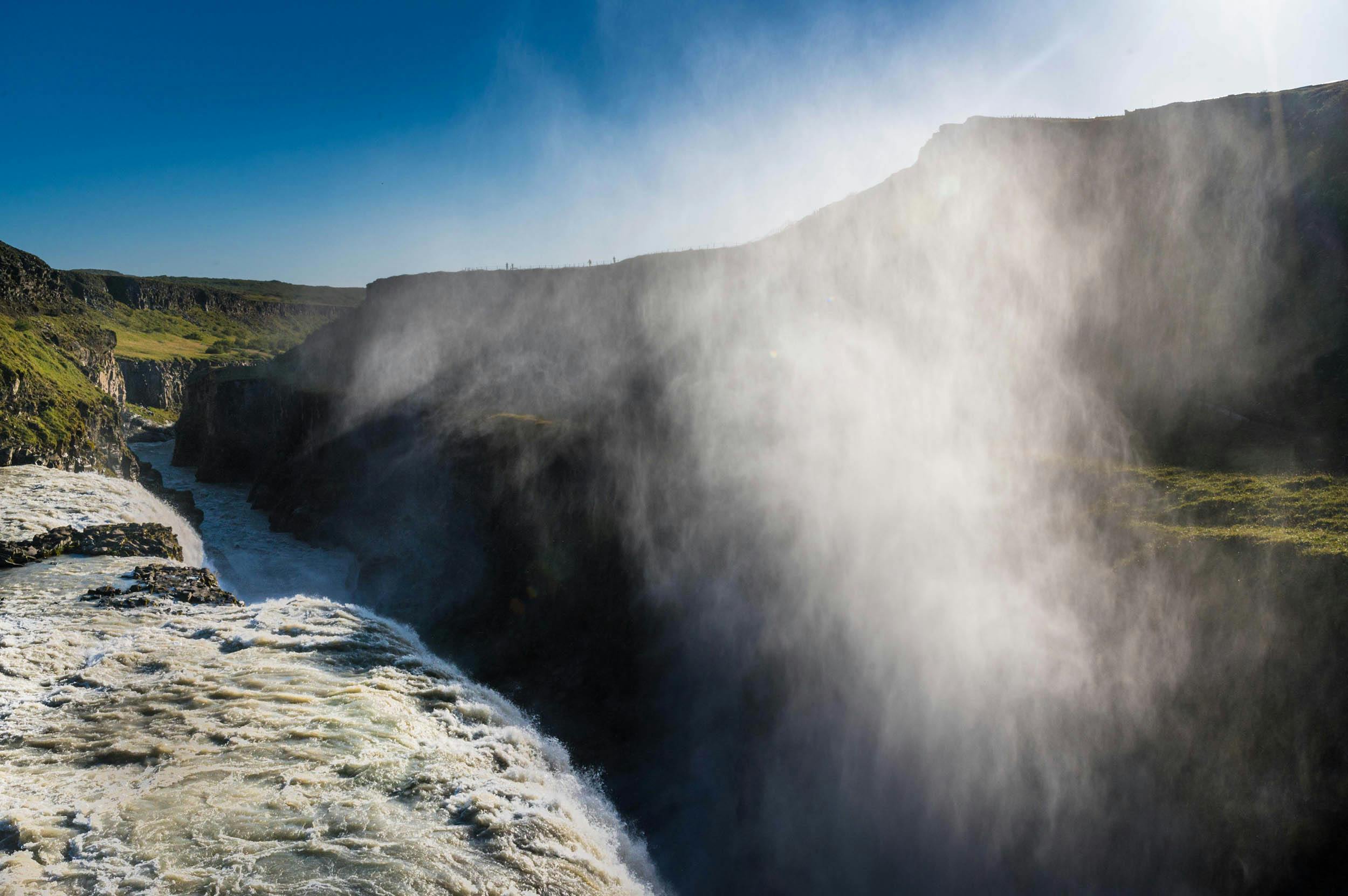 Wasserfall, Gullfoss, Island