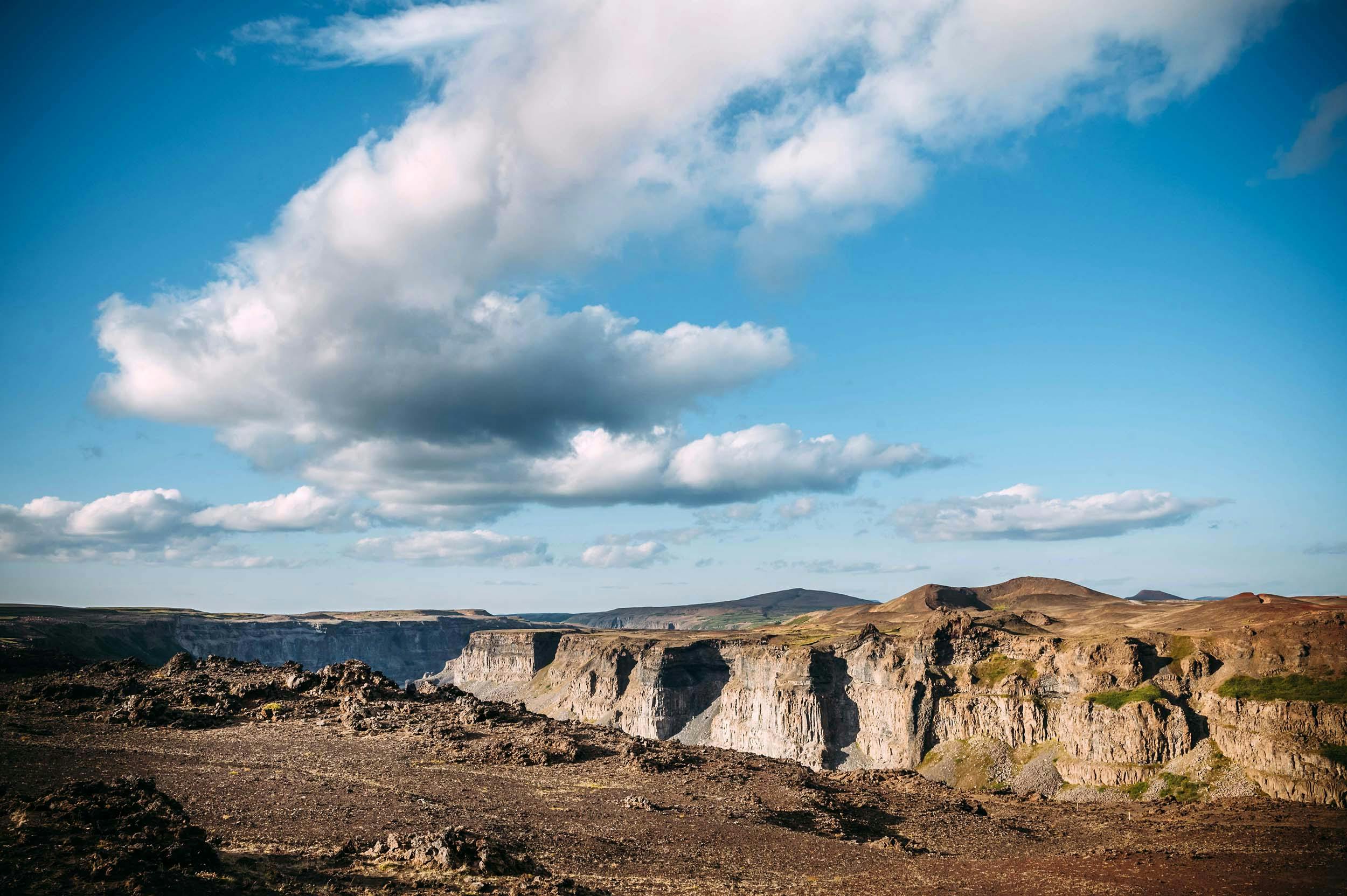 Landschaft, nahe Dettifoss, Island