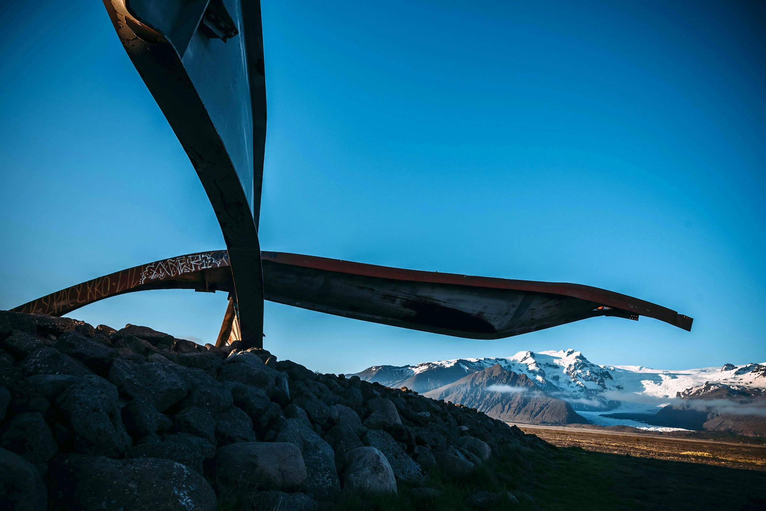 Brückenteil, Gletscher, Island