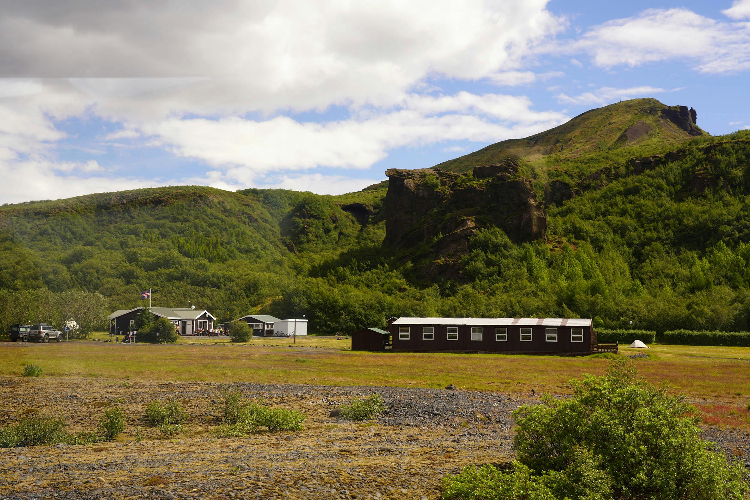 Hütten, Husadalur, Thórsmörk, Island