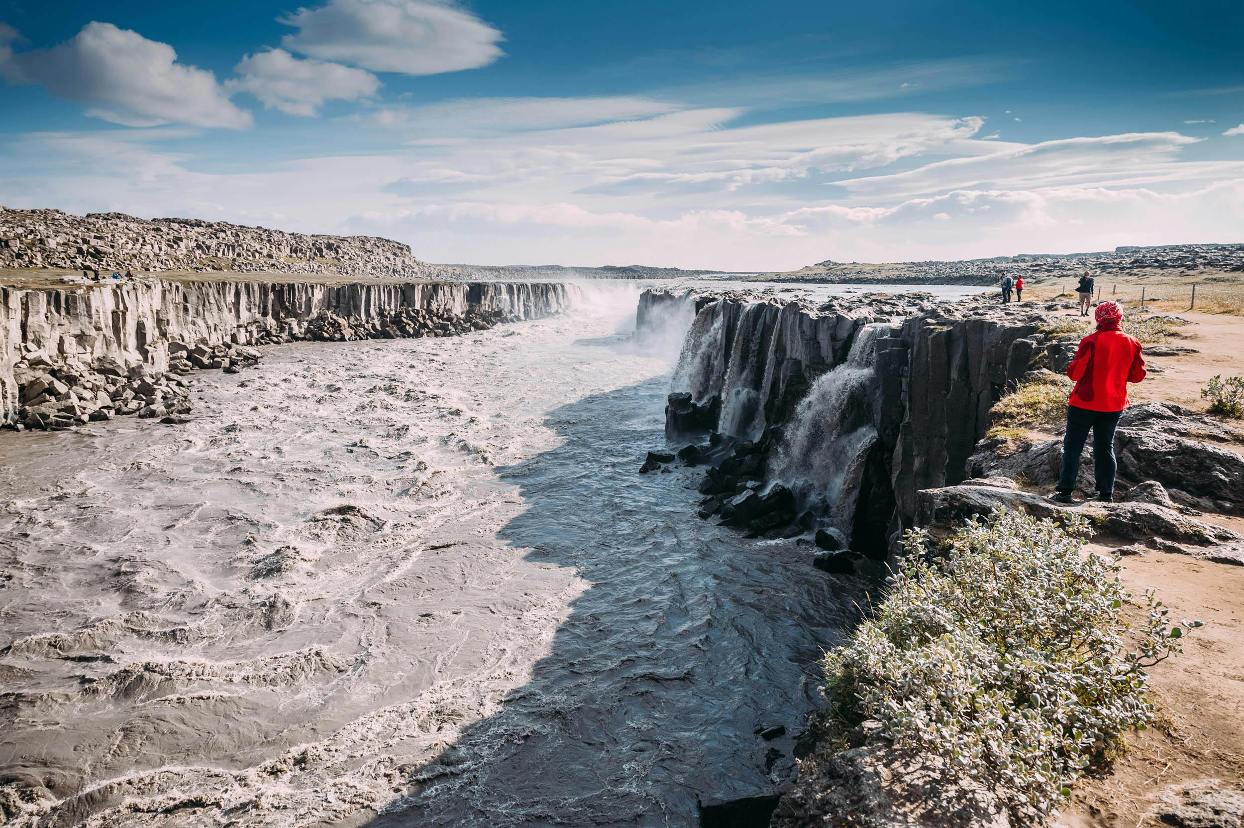 Wasserfall, Selfoss, Island