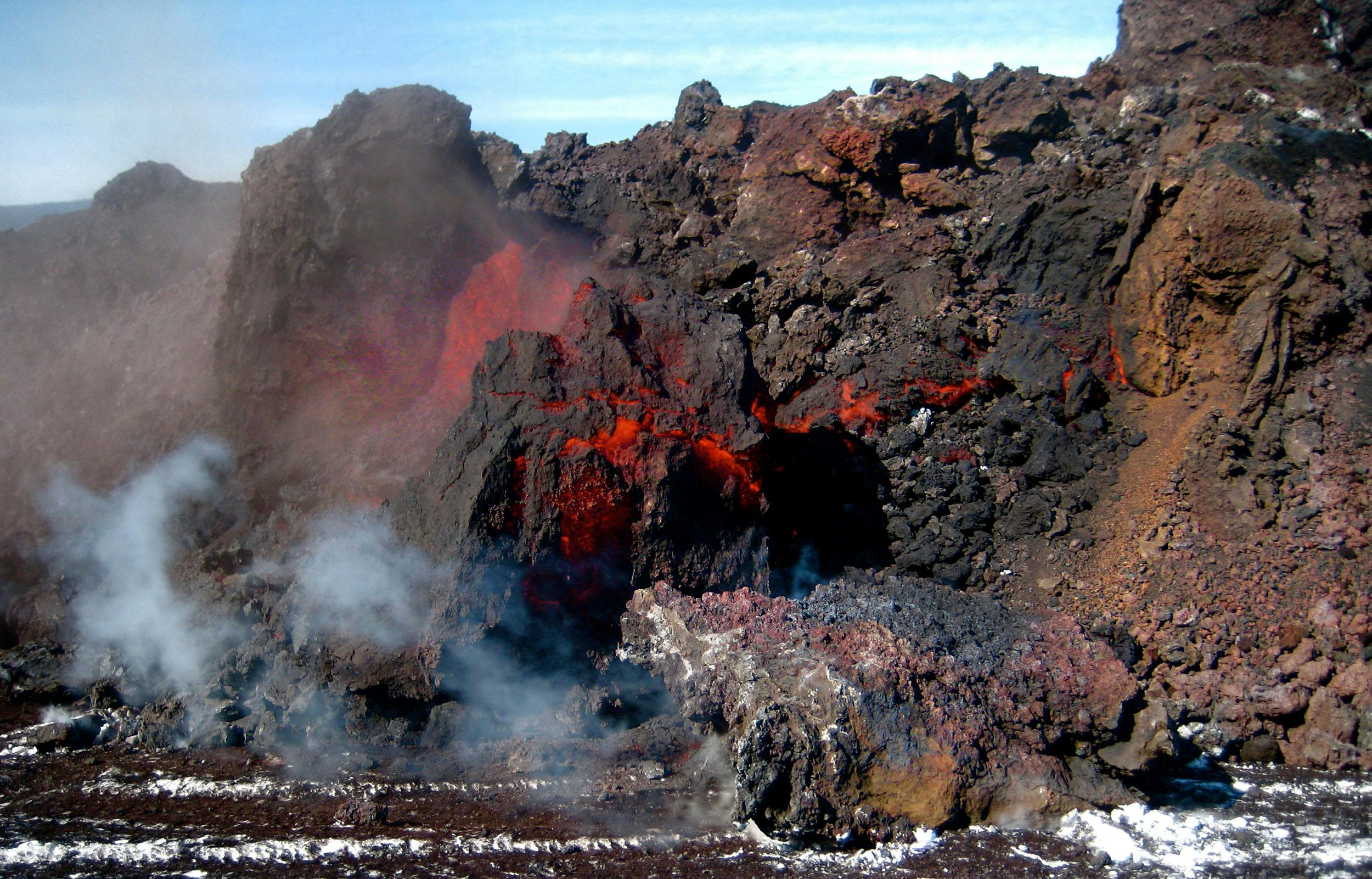Lava, Eyjafjallajökull, Vulkanausbruch, Island