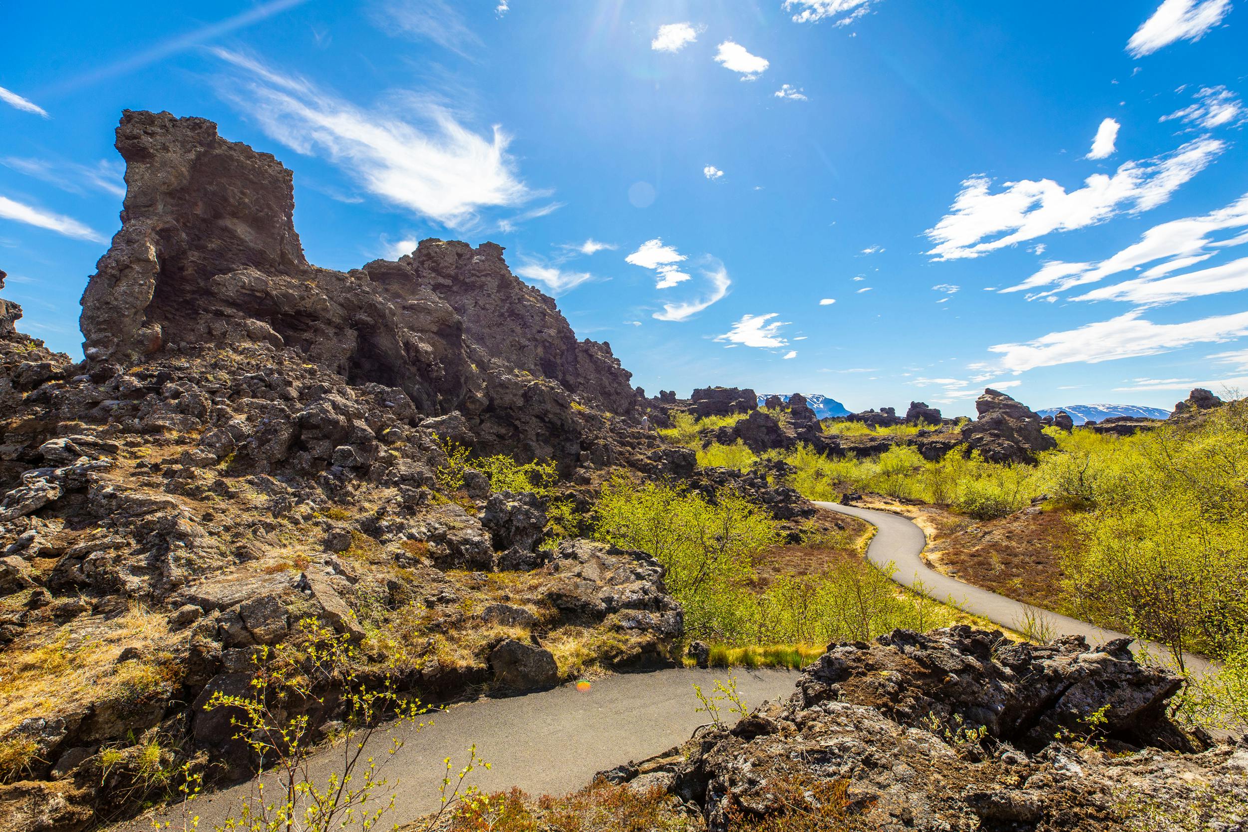 Dimmuborgir, Lavaformationen, Island