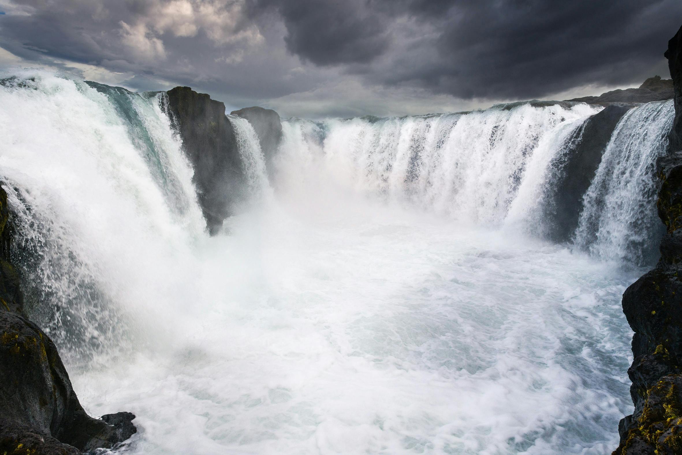 Wasserfall, Godafoss, Island