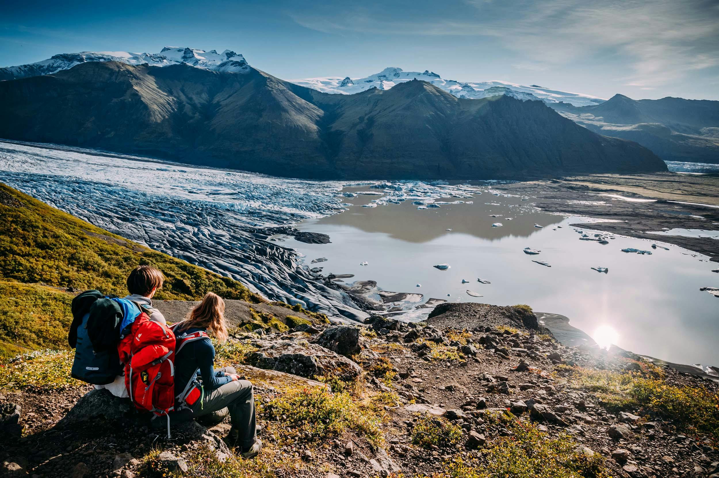 Gletscherlagune, Skaftafellsjökull, Island