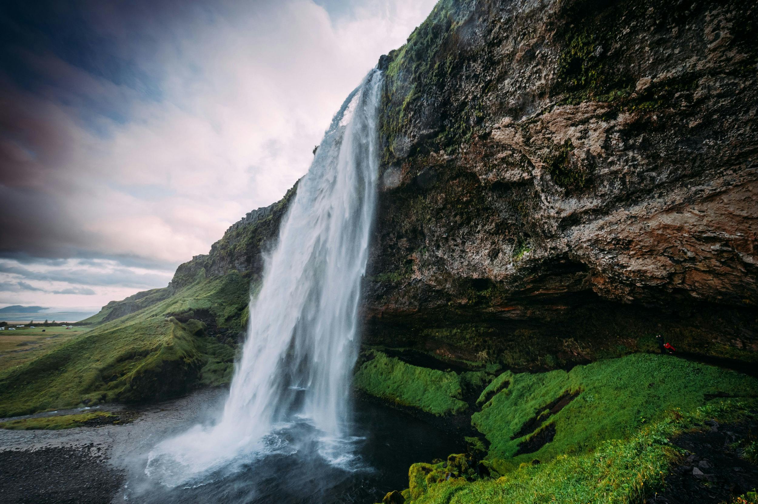Wasserfall, Seljalandsfoss, Südküste, Island