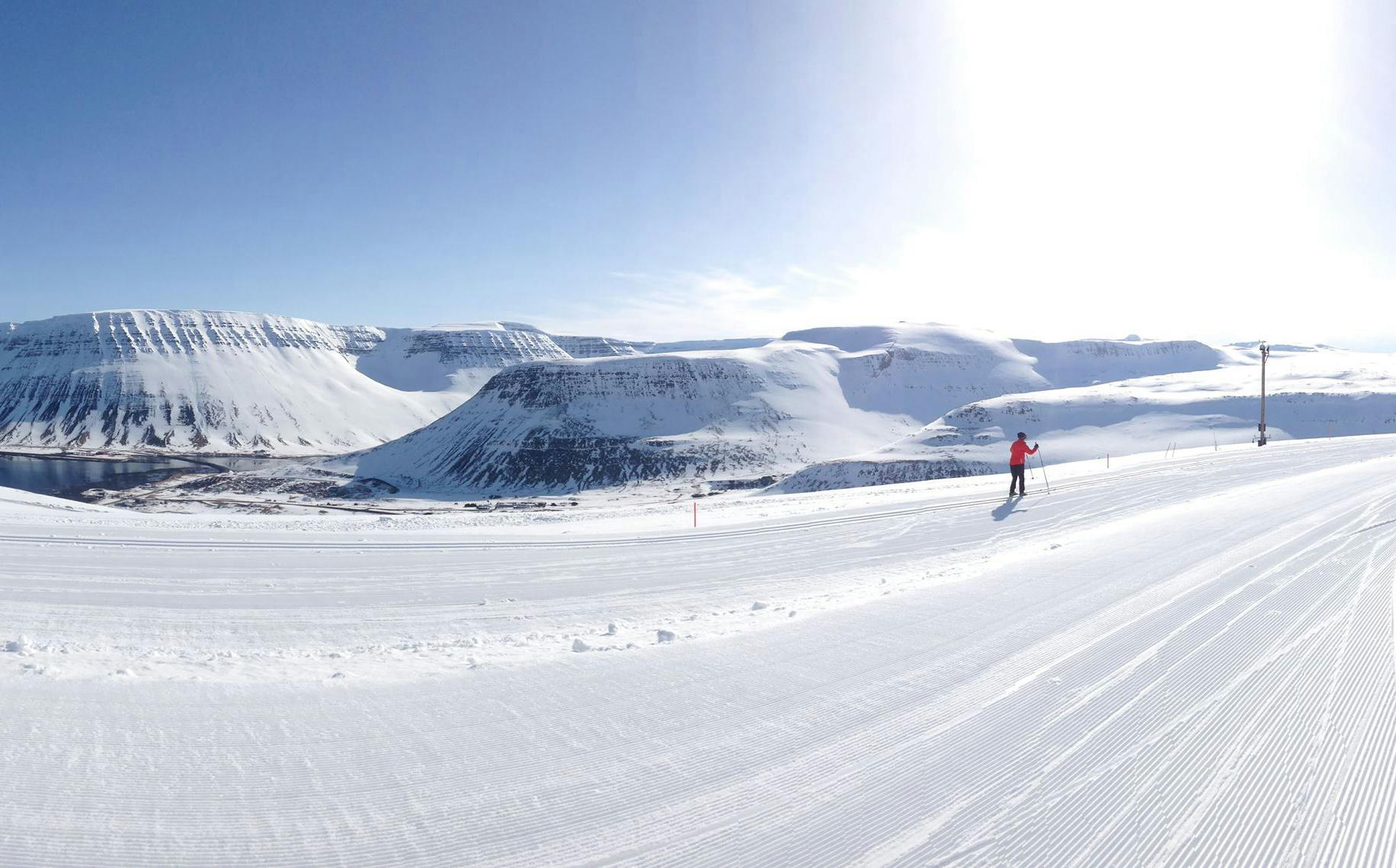 Fossavatn Ski Marathon , Langlauf, Landschaft, Island