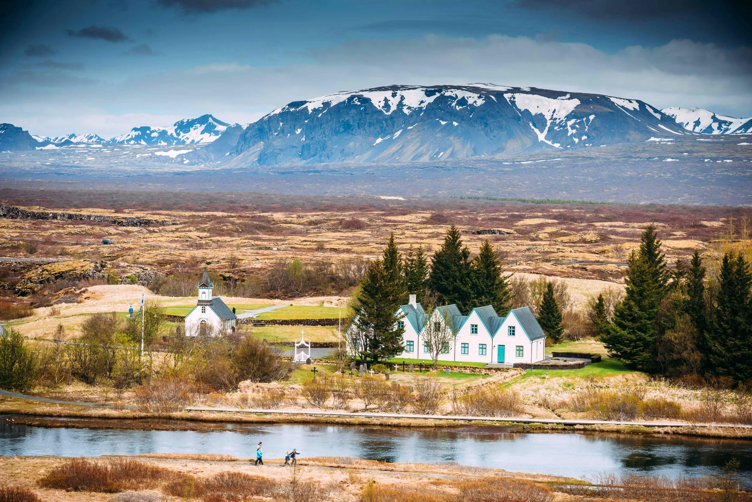 Thingvellir, Kirche, Island