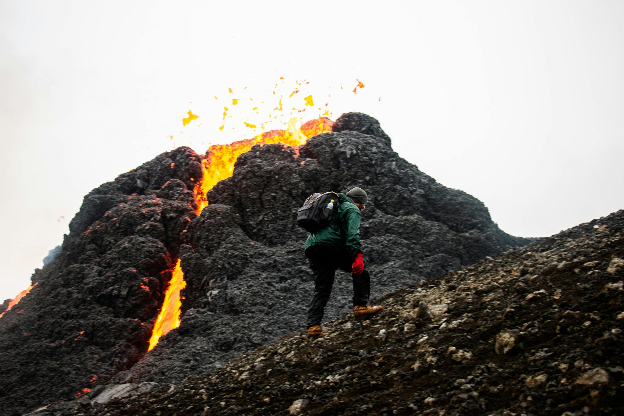 Wander, Vulkanausbruch, Lava, Island