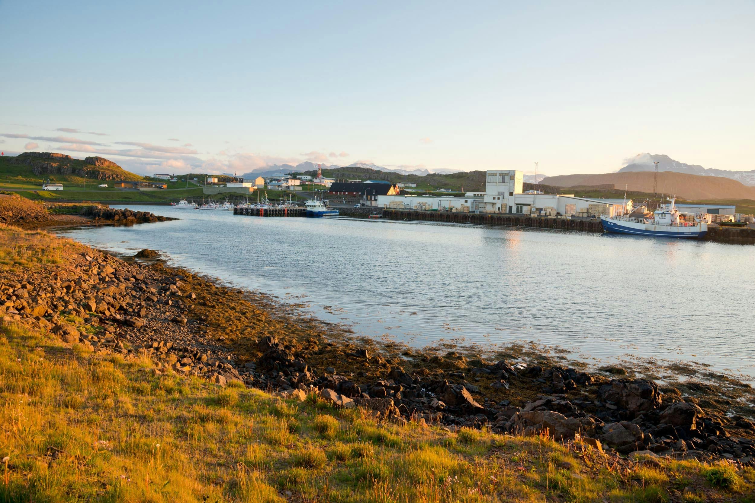 Bucht, Djúpivogur, Island