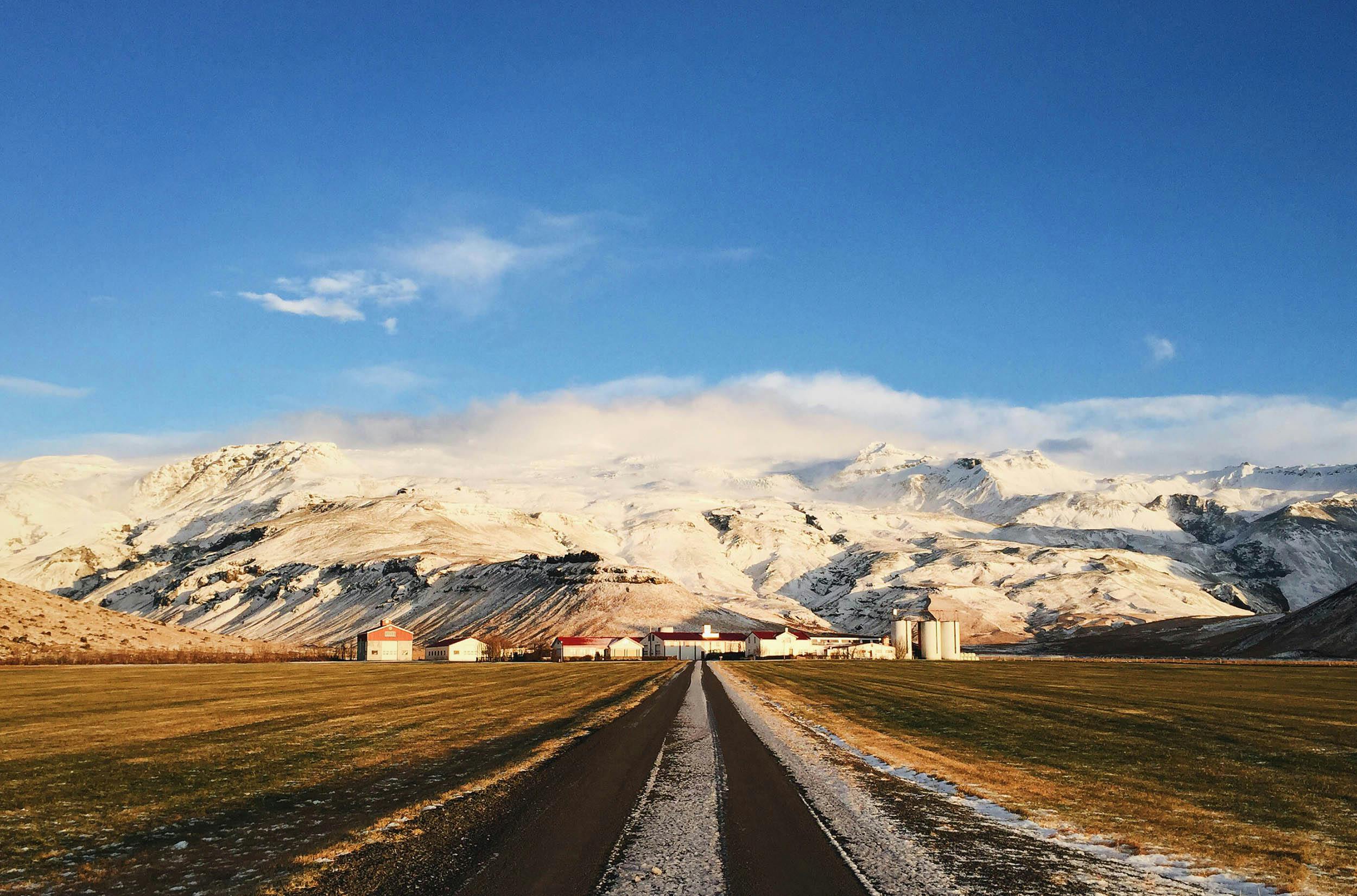 Vulkan Eyjafjallajökull, Gltescher, Island