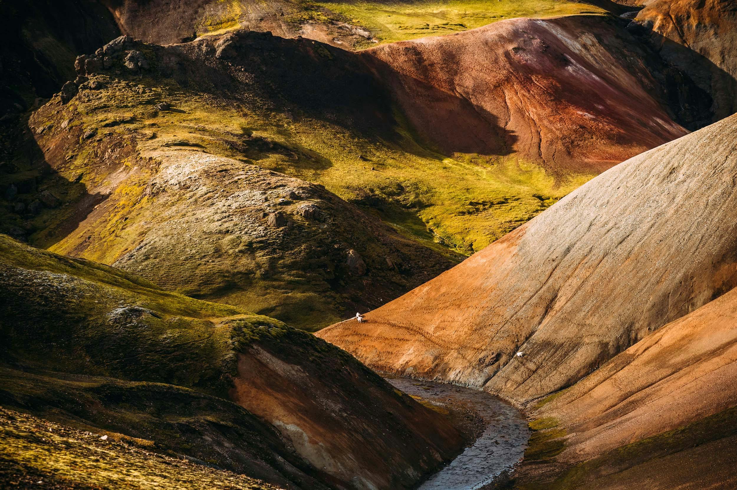 Bunte Berge, Landmannalaugar, Island