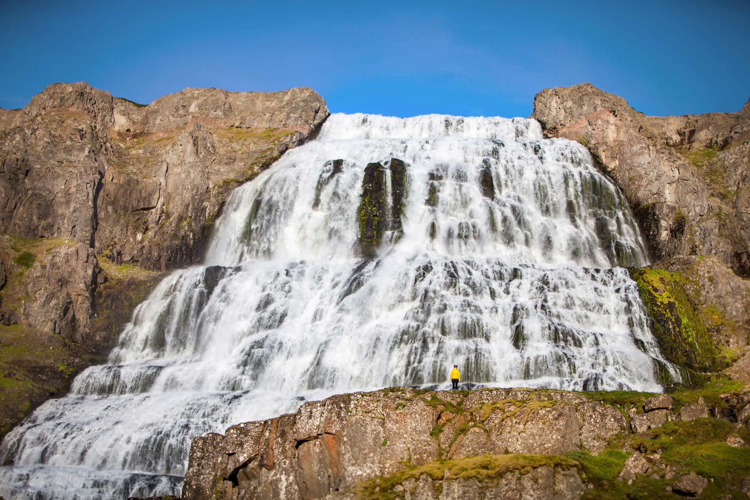 Wasserfall, Dynjandifoss, Island