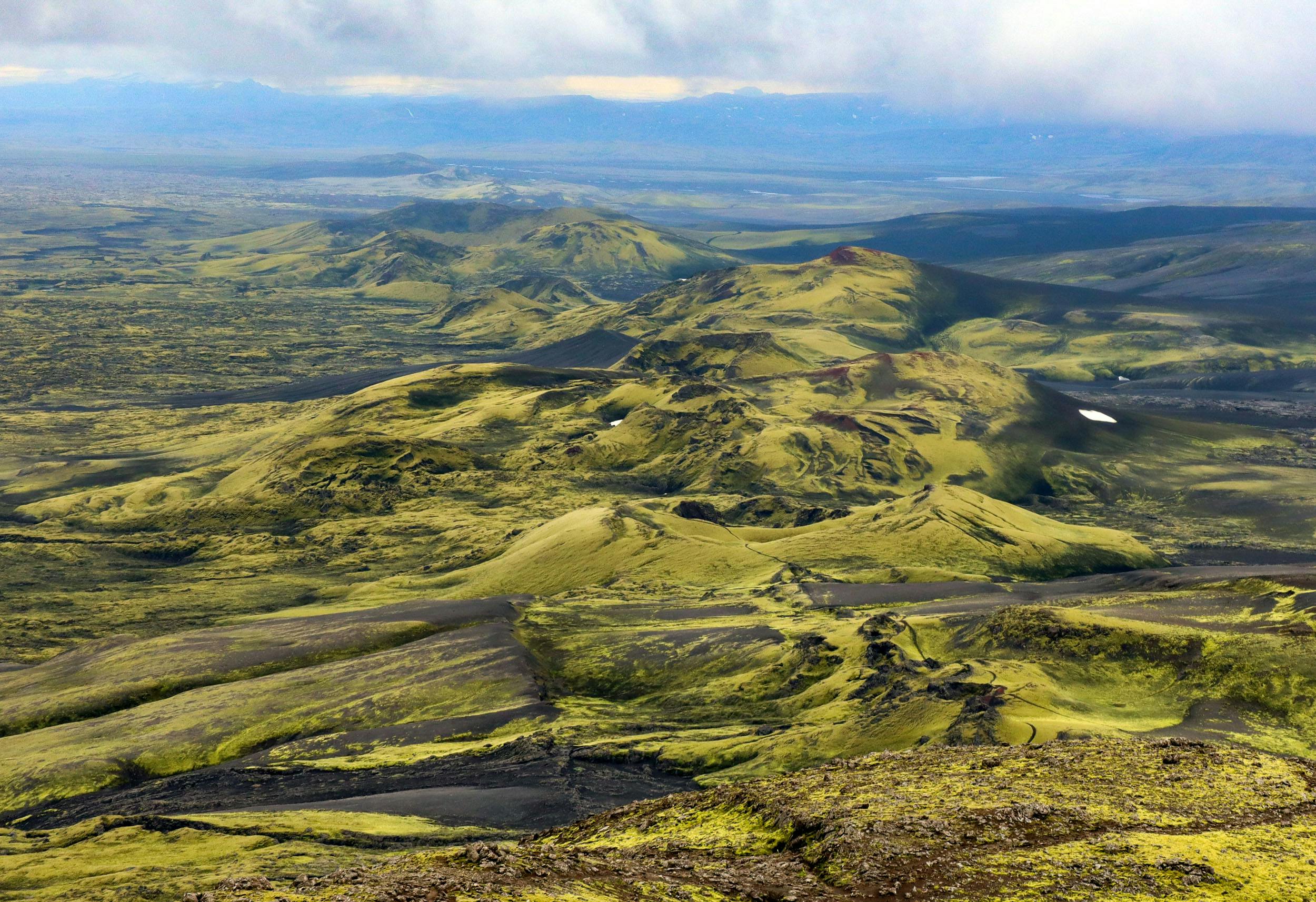 Laki-Kraterreihe, Vulkankrater, Island