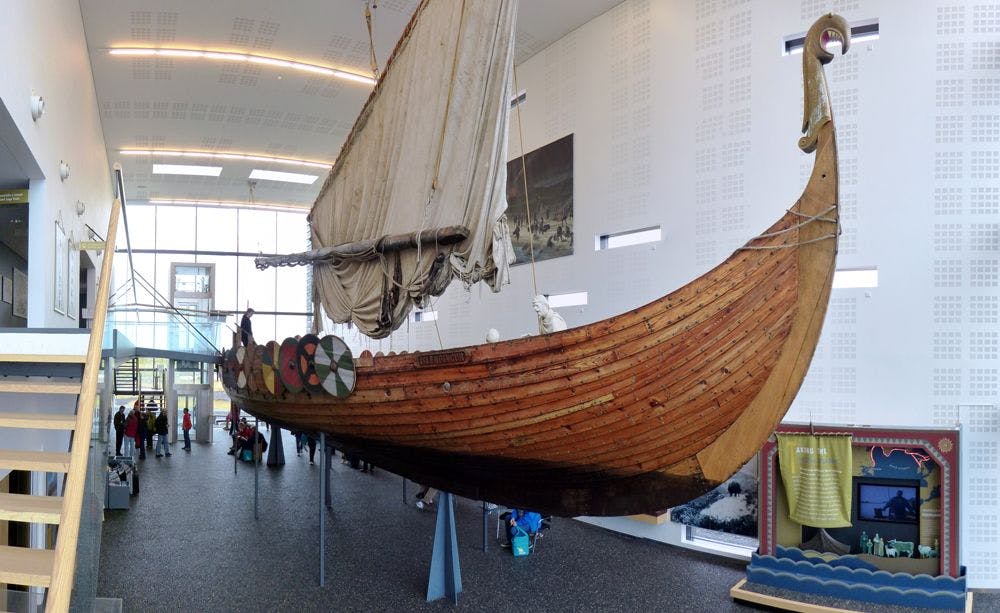 Wikingerschiff, Museum, Island
