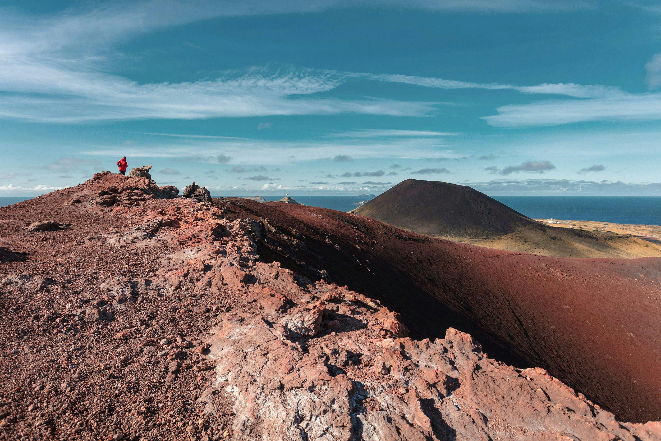 Vulkan, Eldfell, Island