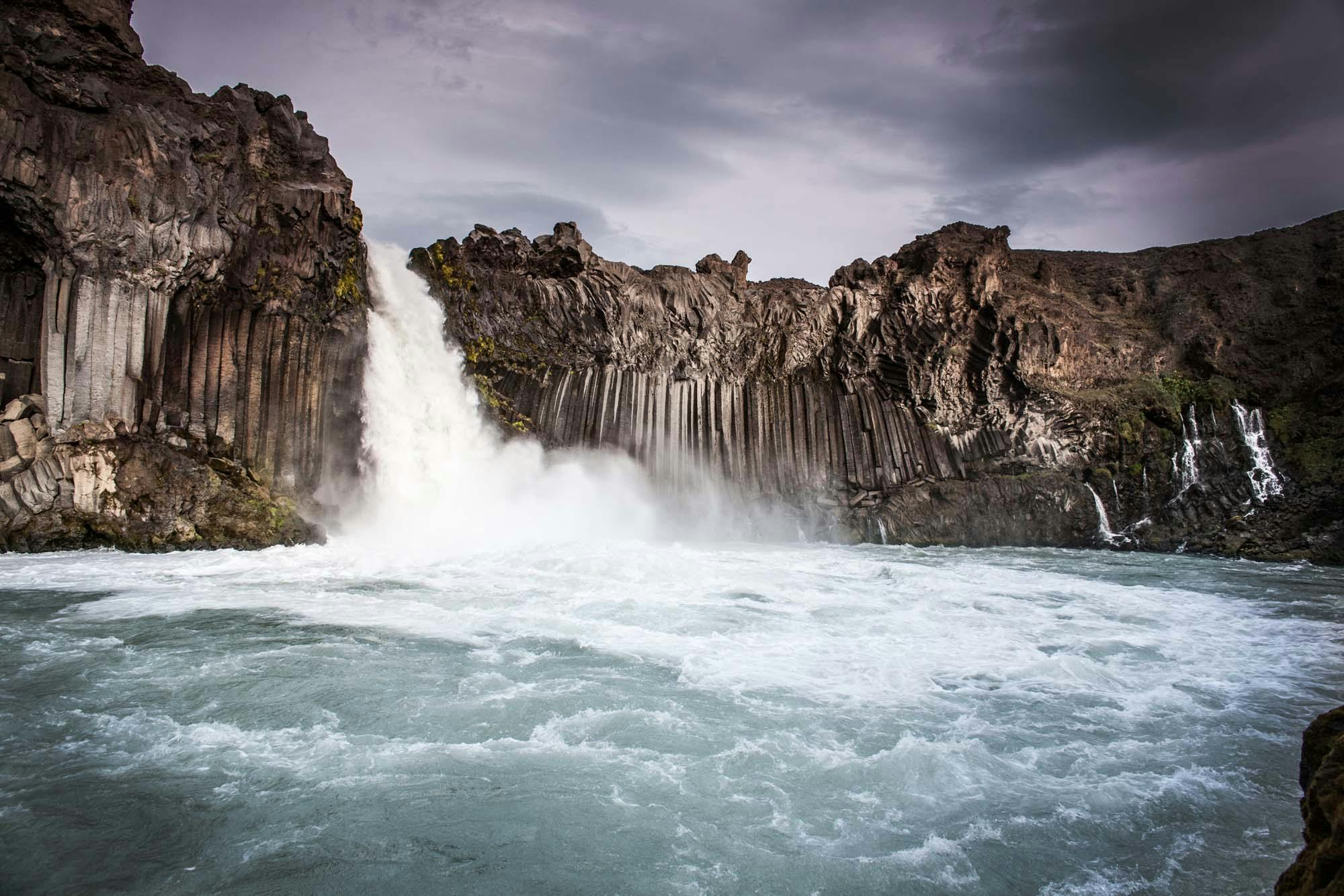 Aldeyjarfoss, Wasserfall, Island