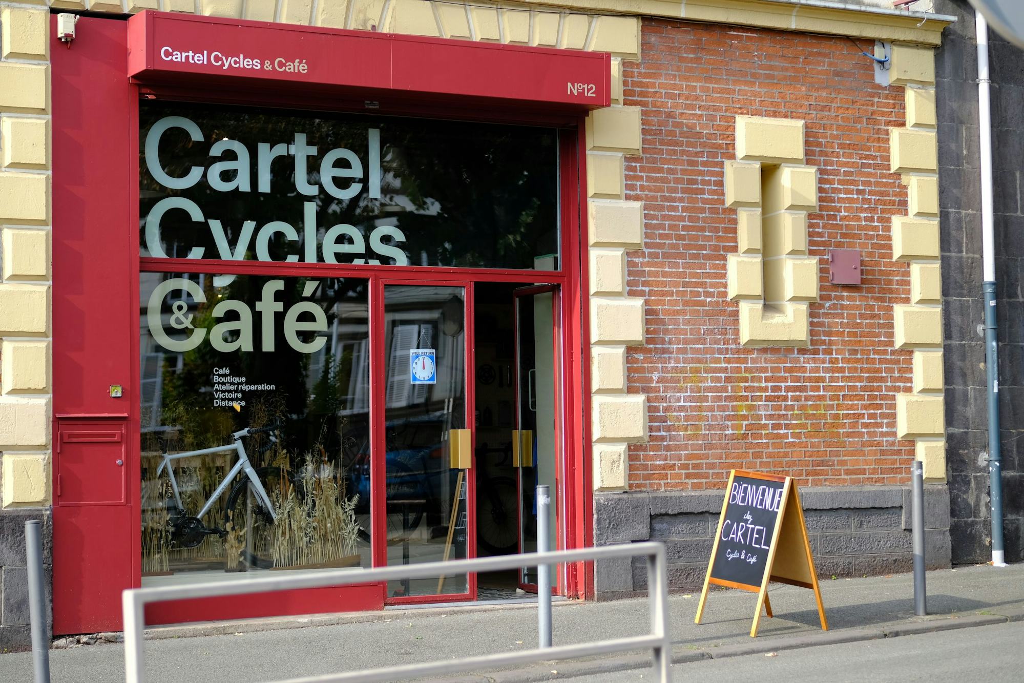 Inauguration de Cartel, Cycles & Café