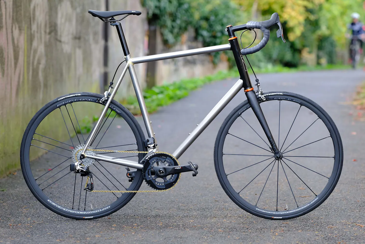 Dominique’s oversized sports bike