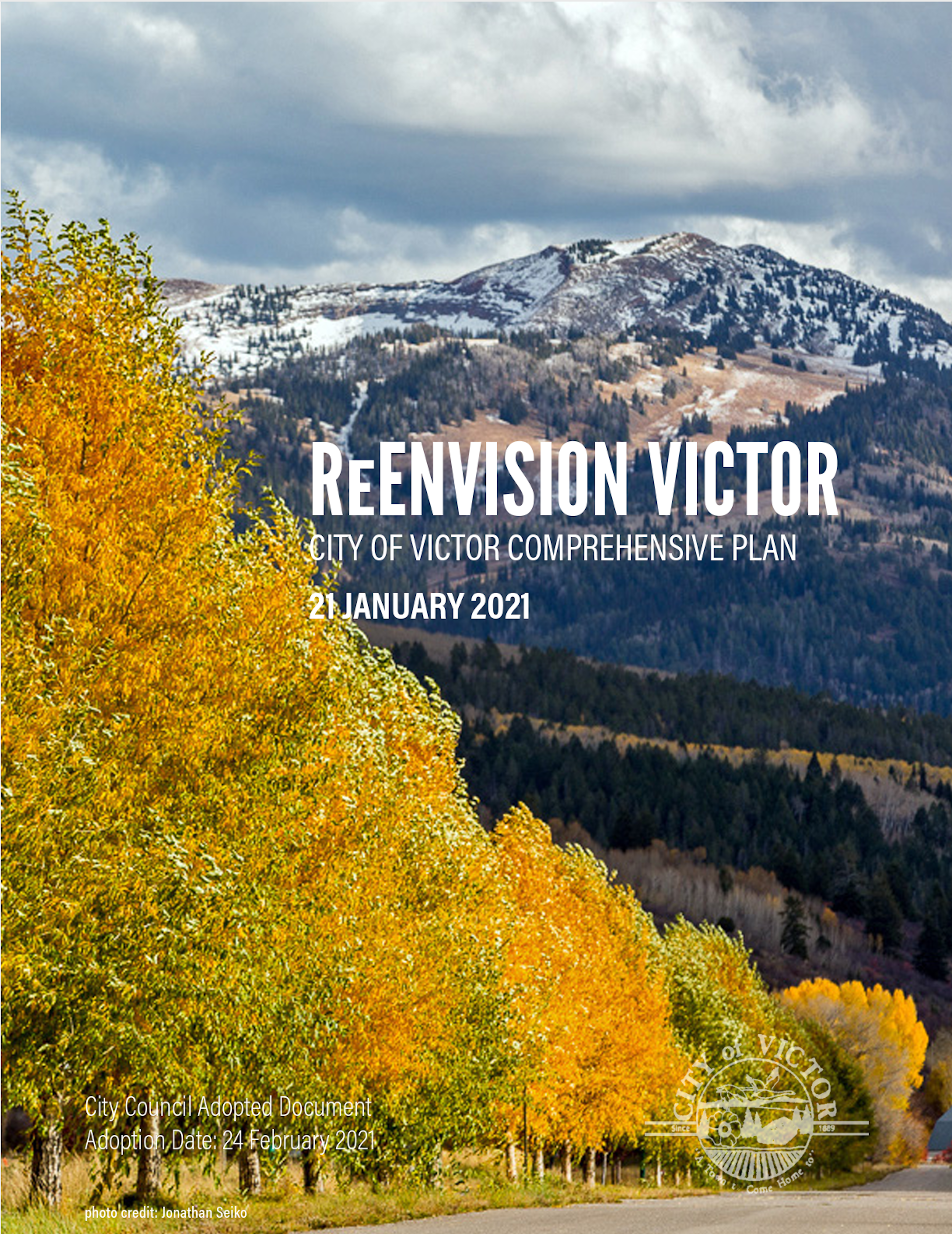 ReEnvision Victor: City of Victor Idaho Comprehensive Plan of 2021