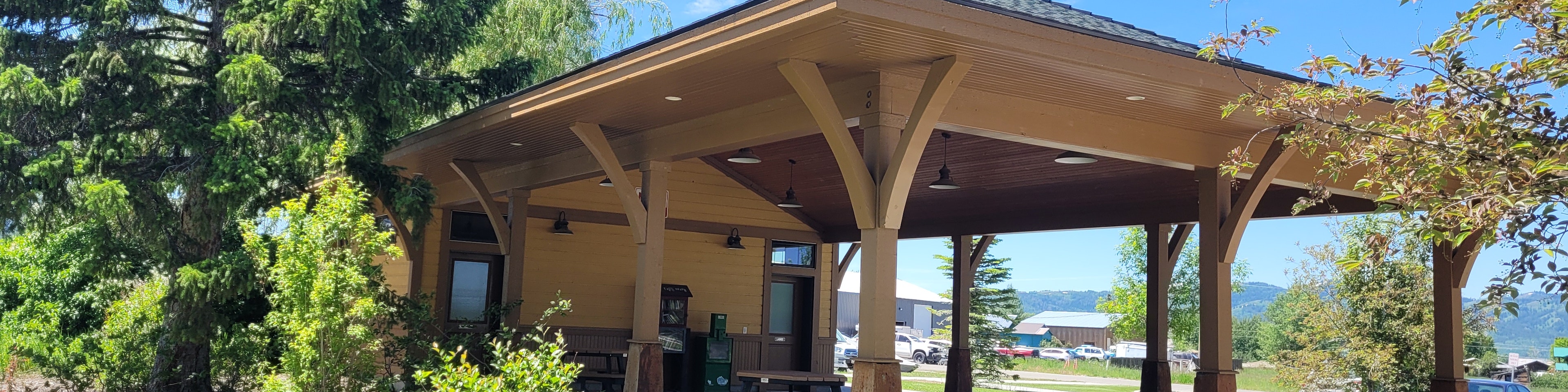 Depot Pavillion in Victor Idaho
